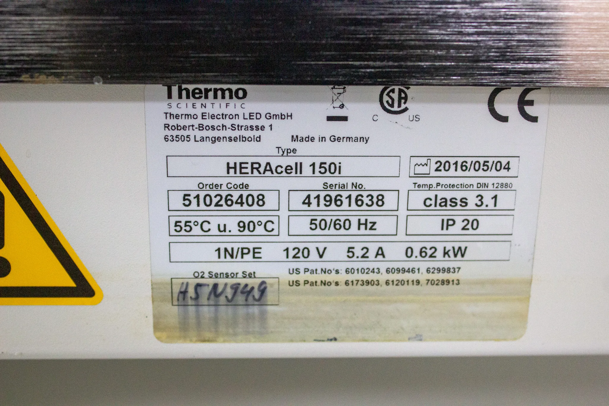 Thermo HERAcell 150i Tri-Gas CO2 Incubator, 150 L, Copper Double Stack 51026408