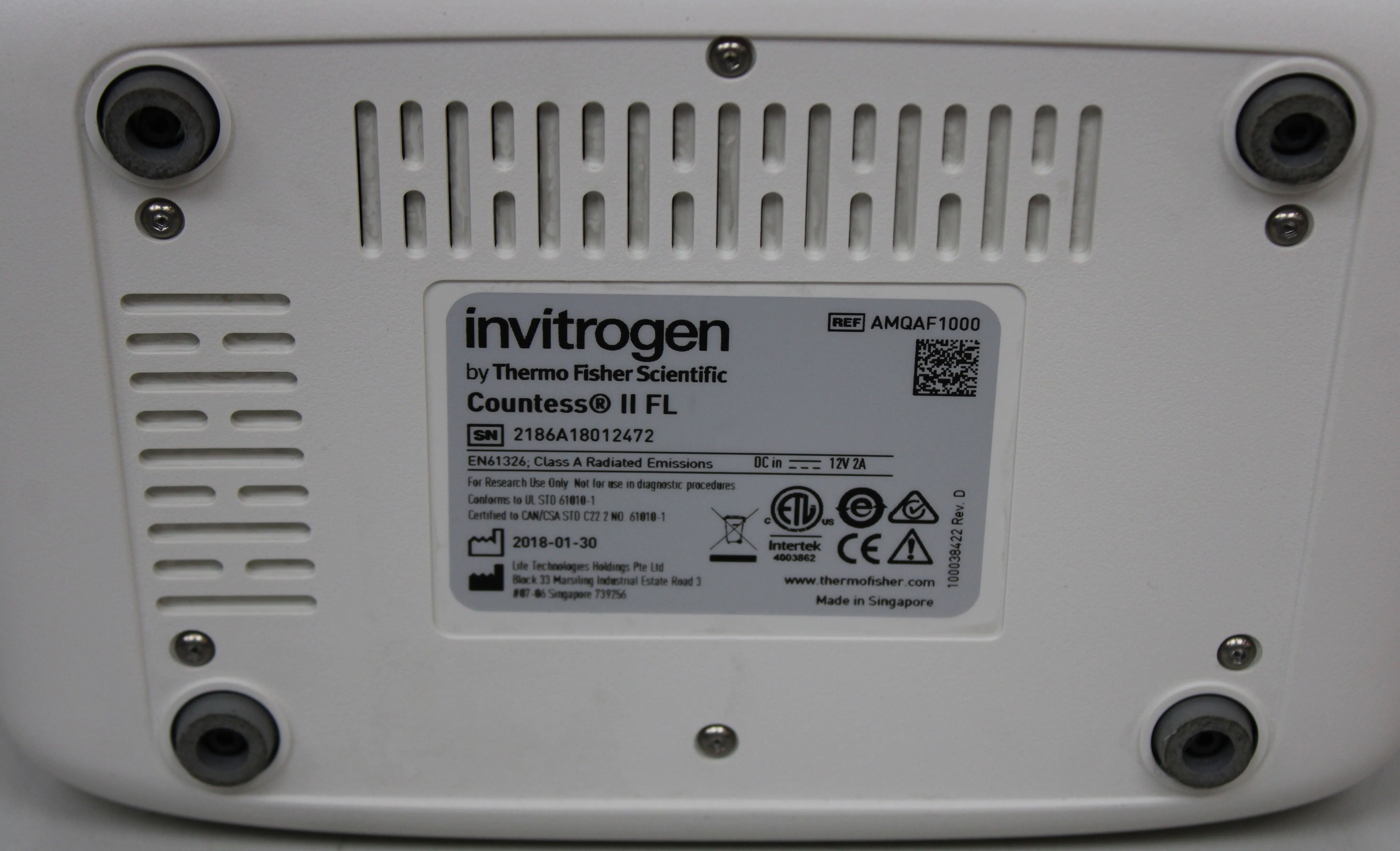 Invitrogen Countess II FL Automated Cell Counter