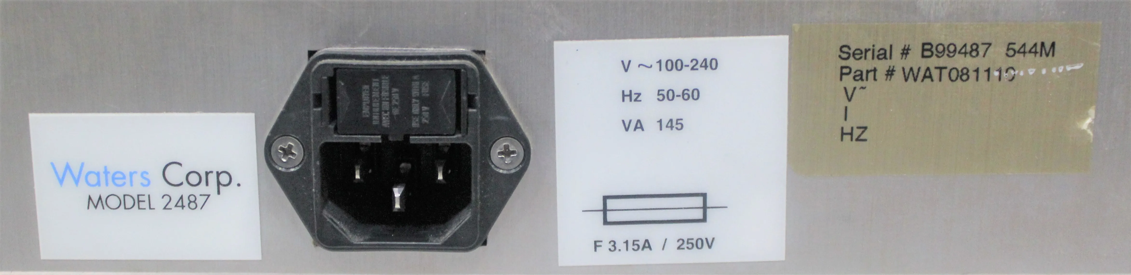 Waters 2487 Dual Wavelength UV Detector HPLC/FPLC/GC/CE