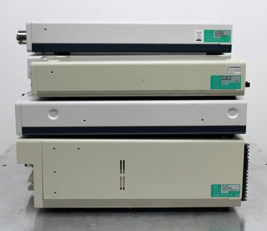 JASCO HPLC incl:DG-1580-53,LC-NET/ADC,UV-2075,LV-2080-03,PU-2080 x2,AS-2055i