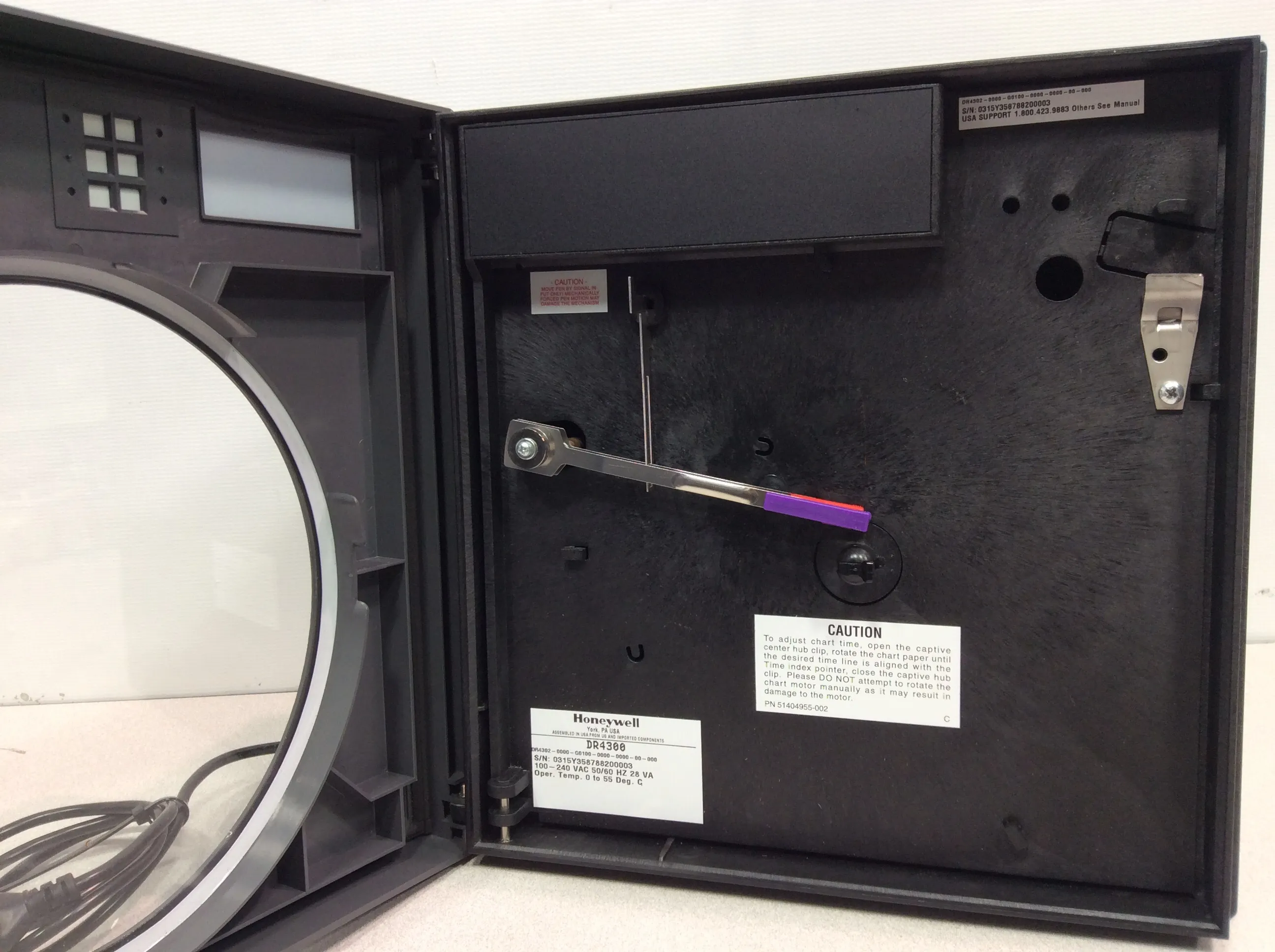 Honeywell DR4300 Circular Chart Recorder