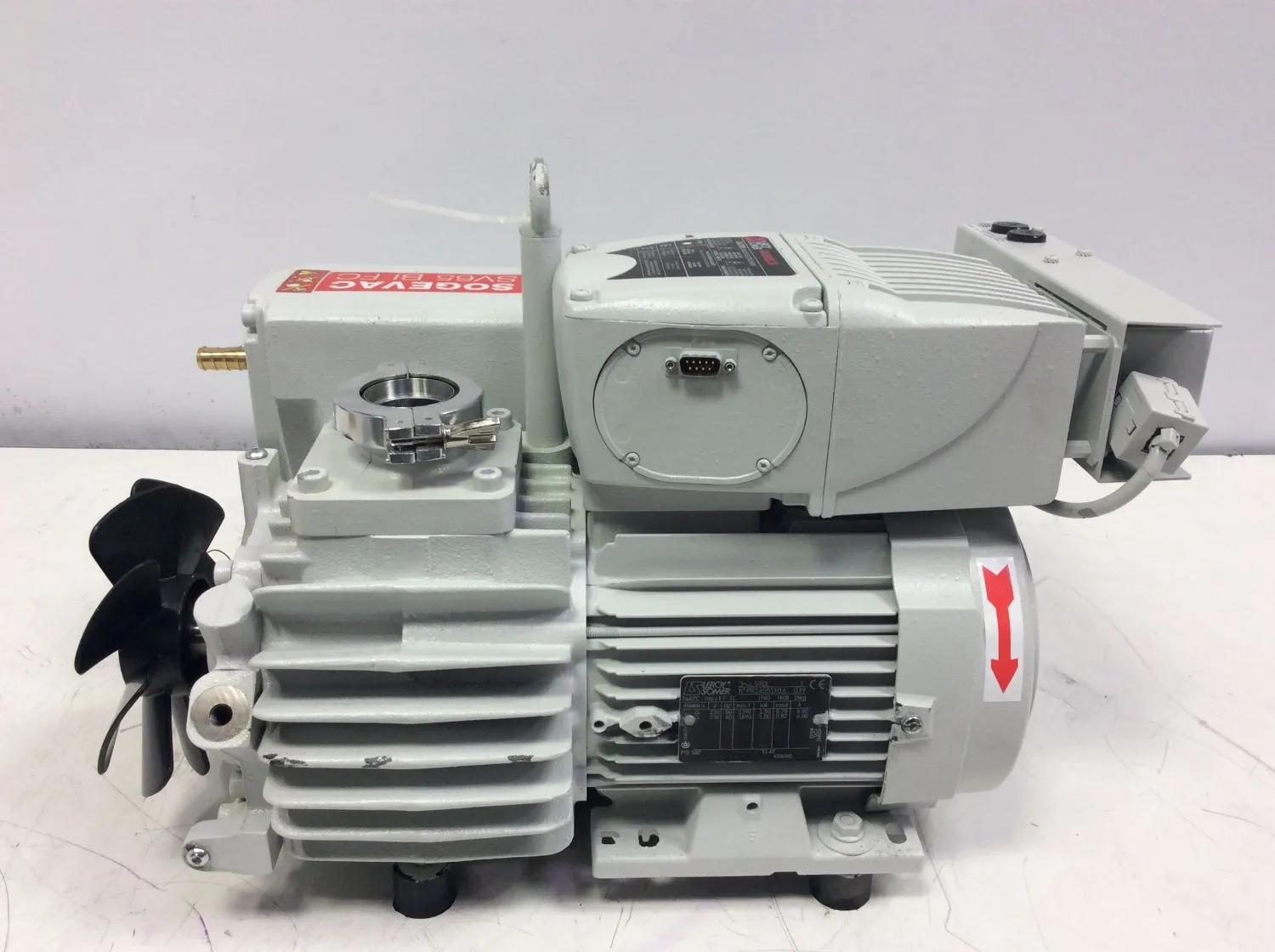 Sogevac SV65 BI FC Vacuum Pump 1.1 Torr - Not Working - AS IS