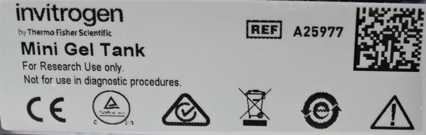 Invitrogen A25977 Mini Gel Tank Electrophoresis Power Supply Unit