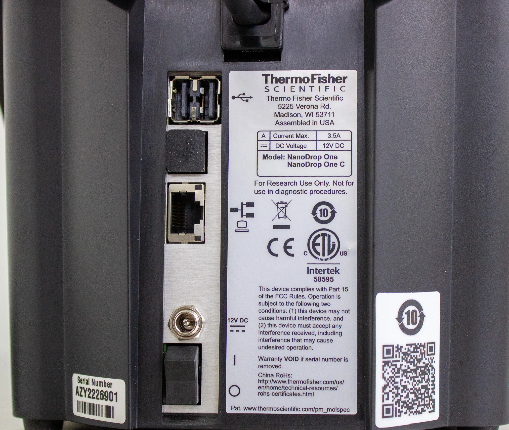 Thermo Scientific NanoDrop One Microvolume UV-Vis Spectrophotometer