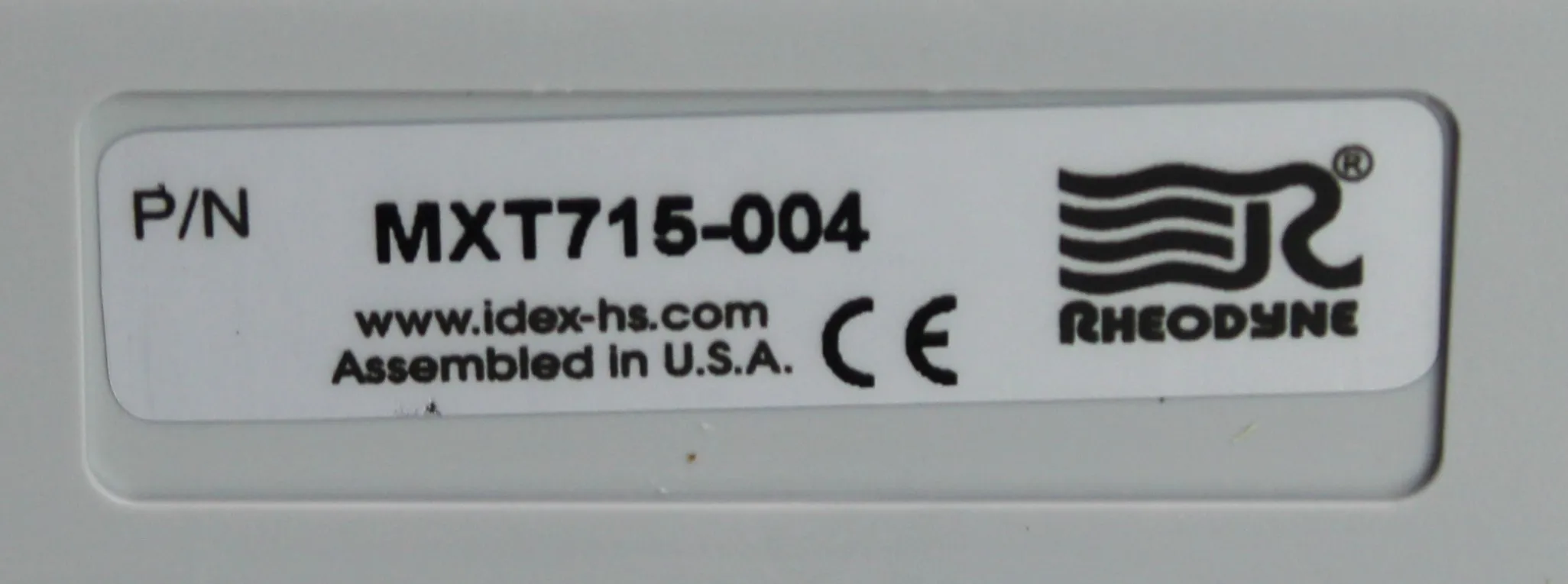 Rheodyne MXT715-004 MX Series II Switching Valve