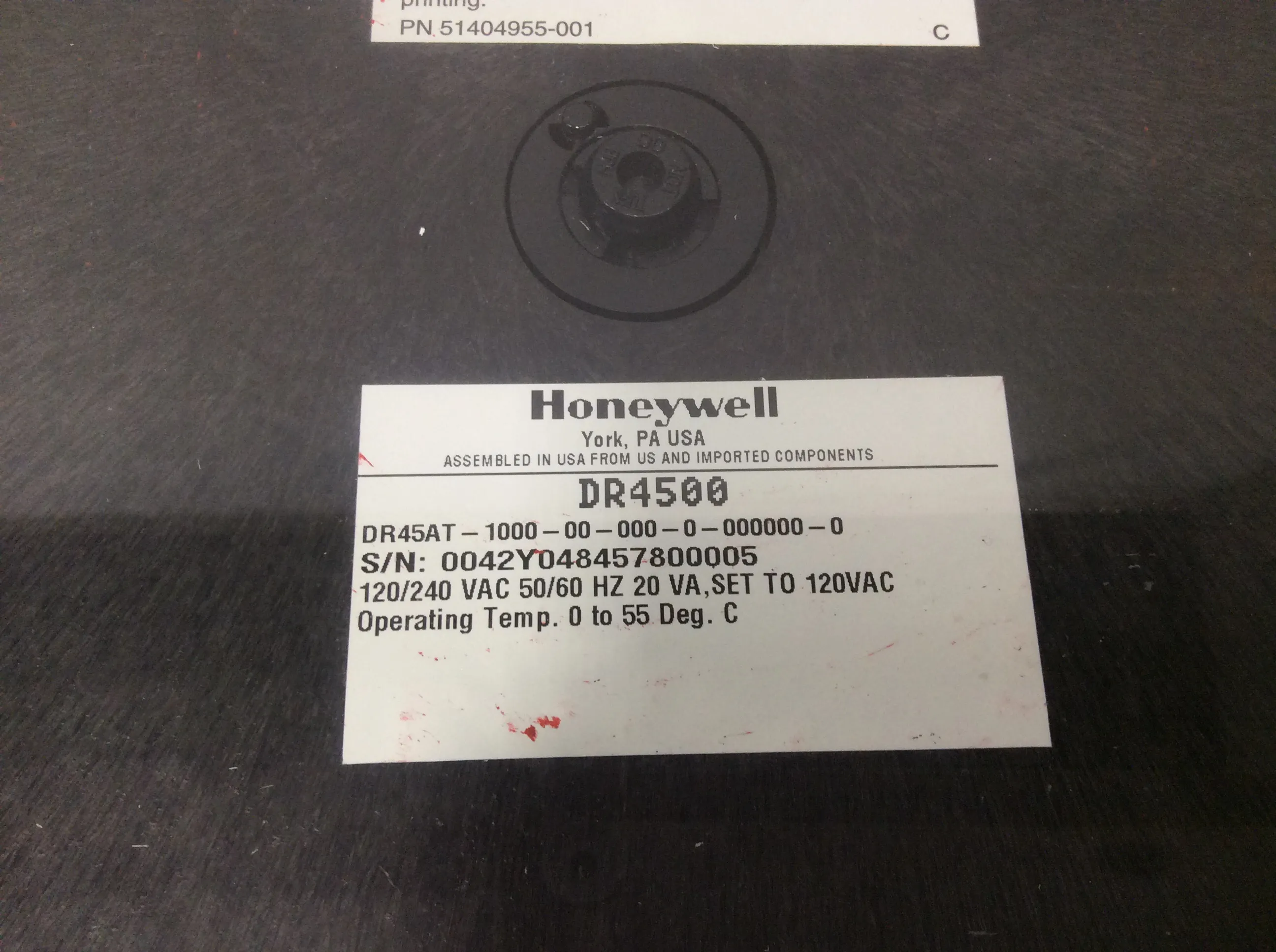 Honeywell DR4500 Circular Chart Recorder