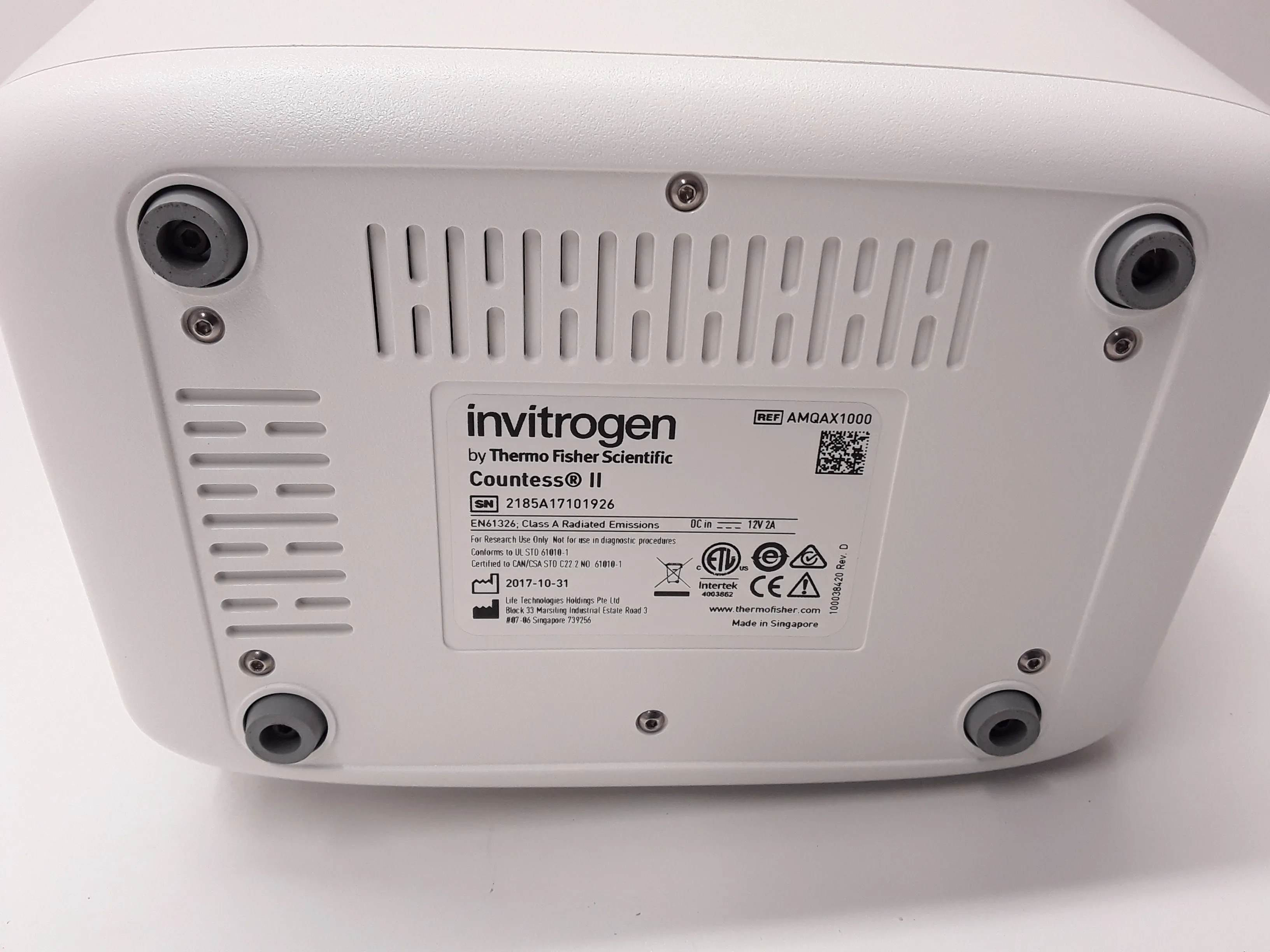 Used Invitrogen Countess II Automated Cell Counter