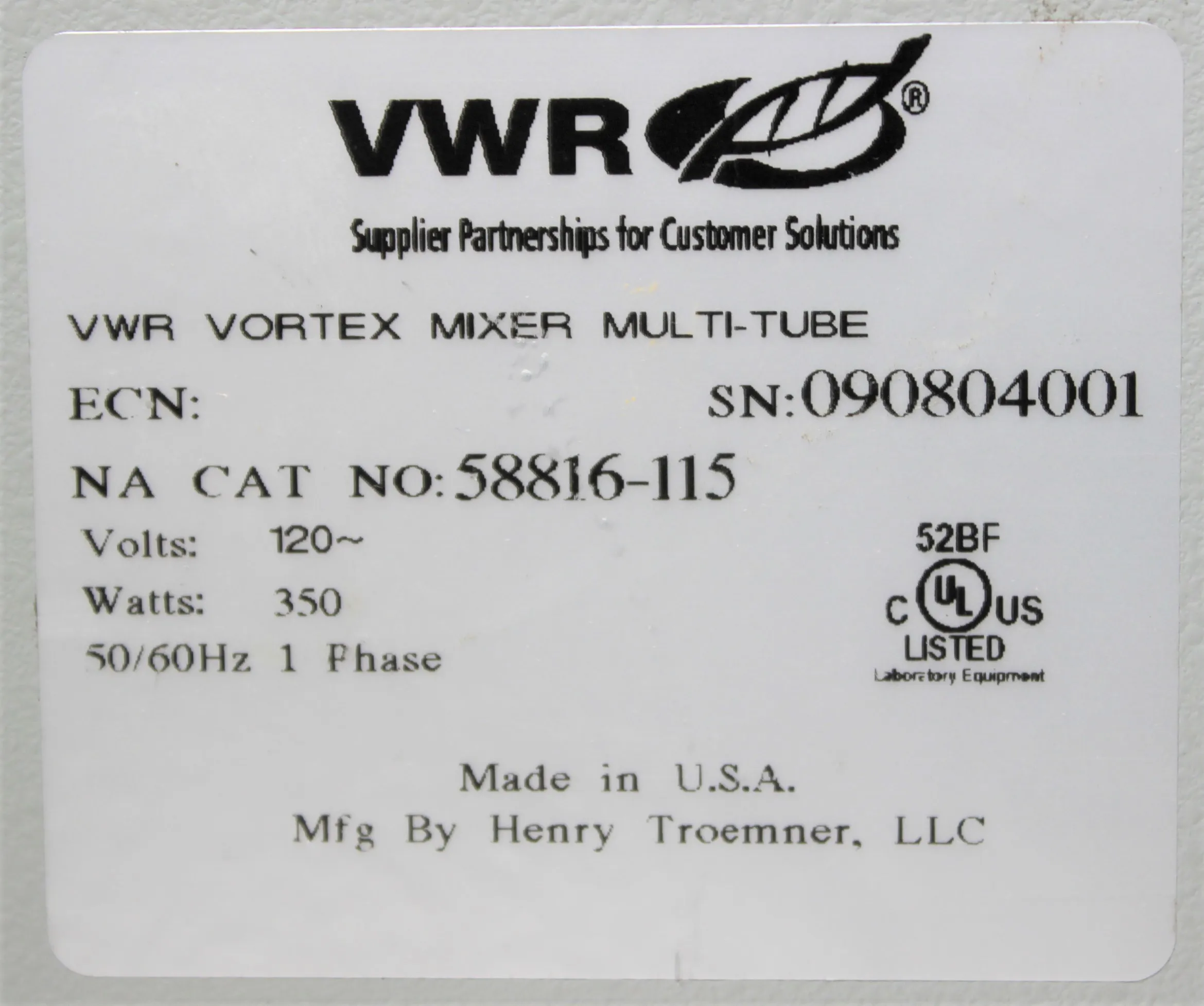 VWR VX-2500 Multi-Tube Vortexer