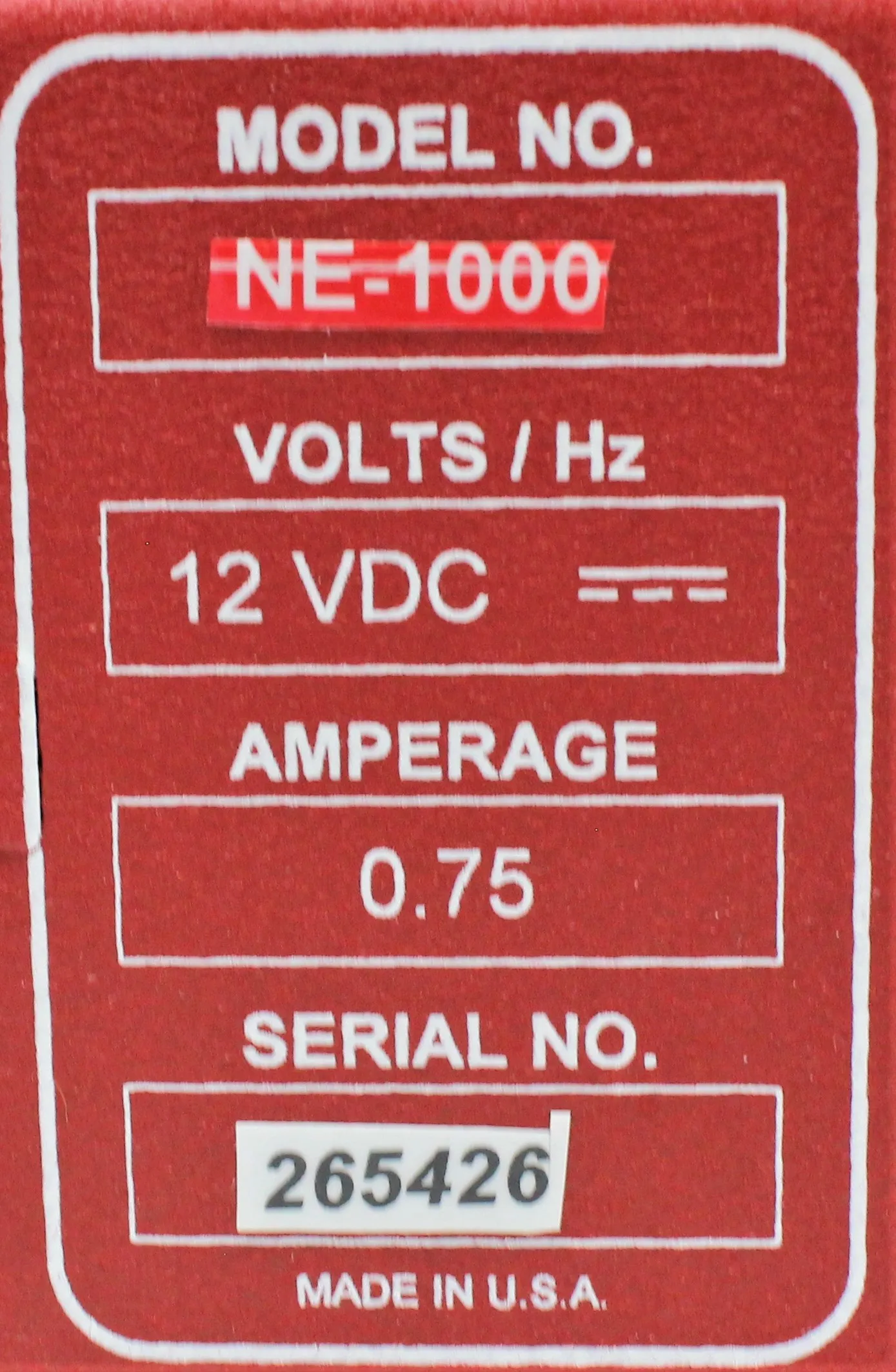 NE-1000 Syringe Pump by New Era Pump Systems, Used Class 3 - Service