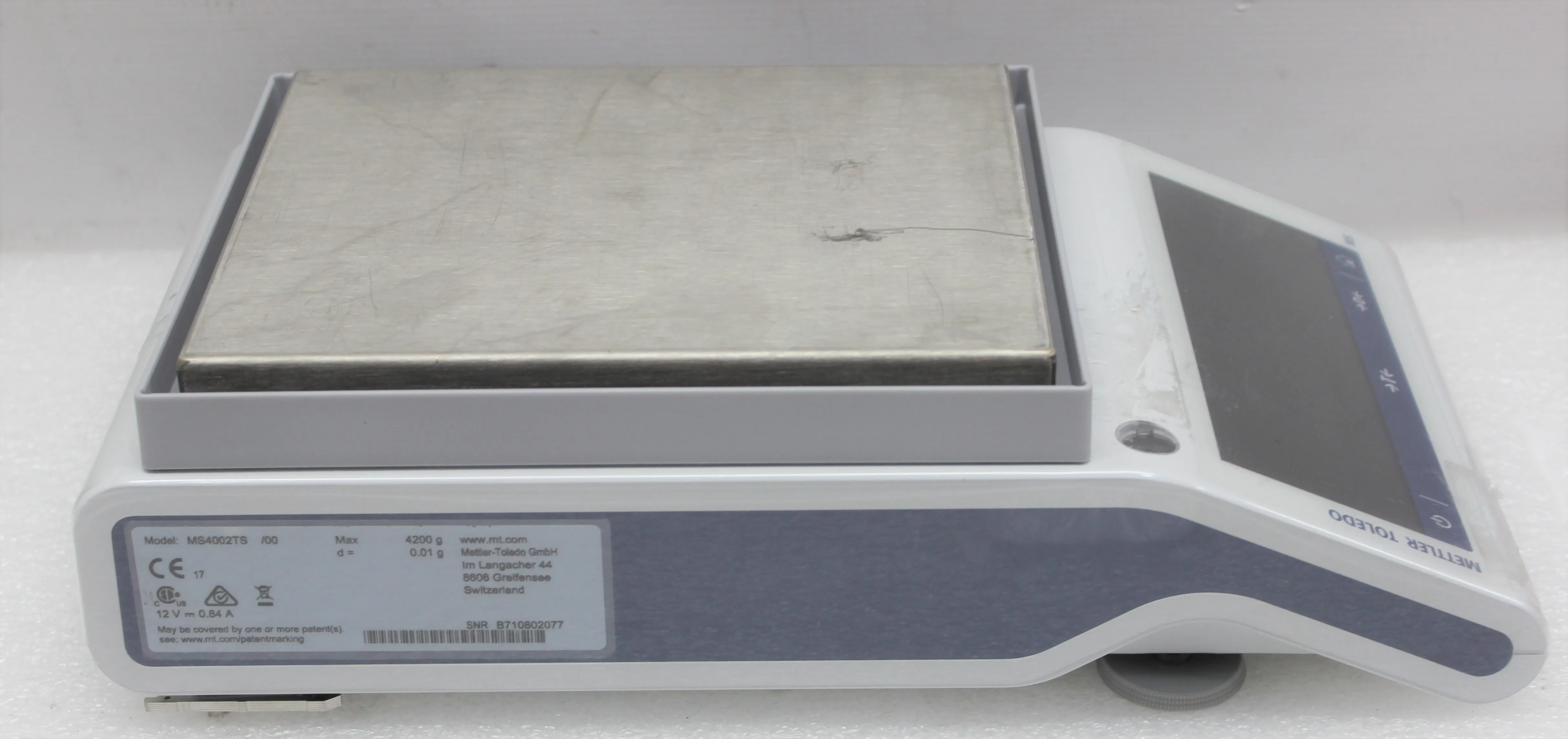 Mettler-Toledo MS4002TS/00 Analytical Balance