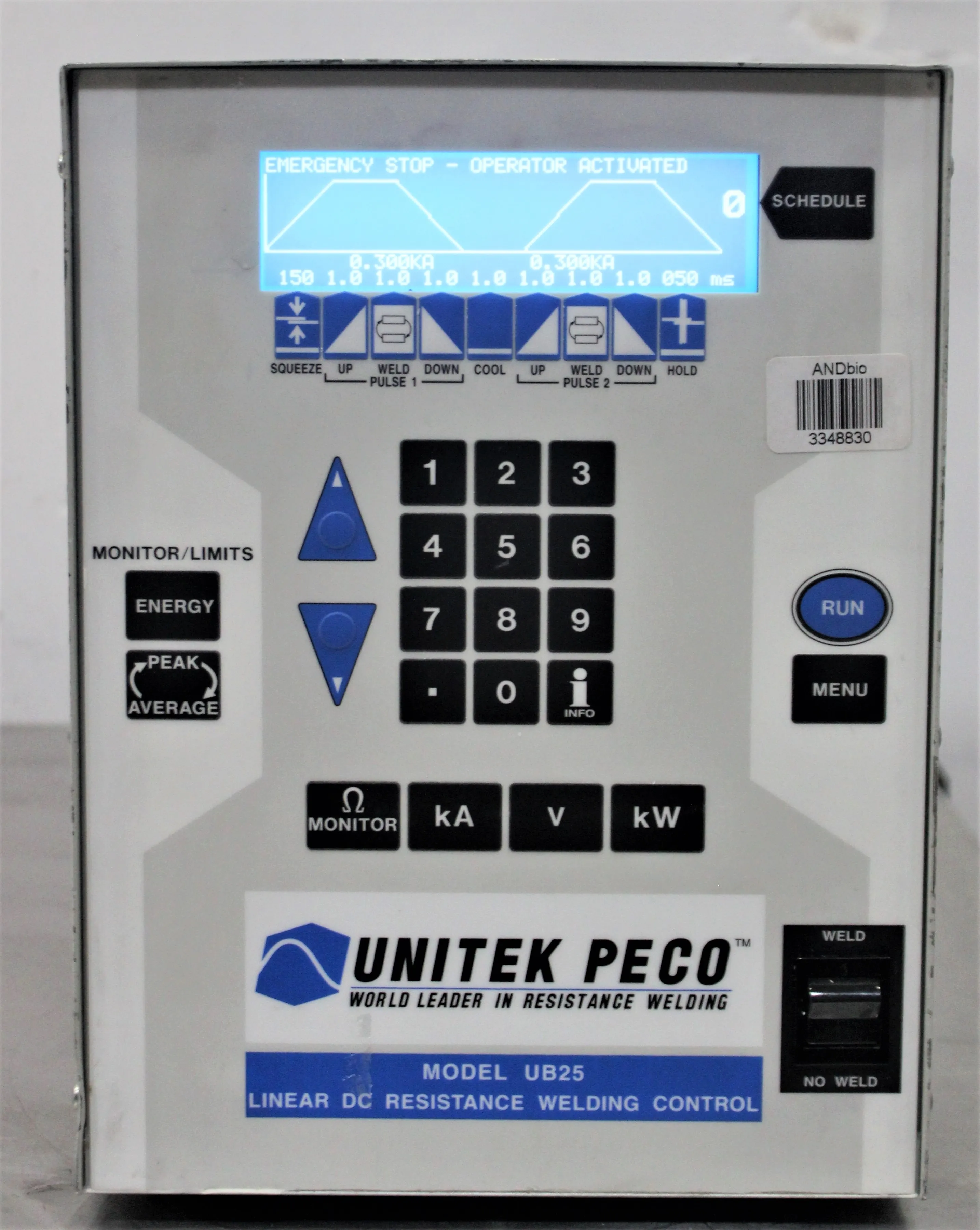 Unitek Peco UB25 Linear Welding Control