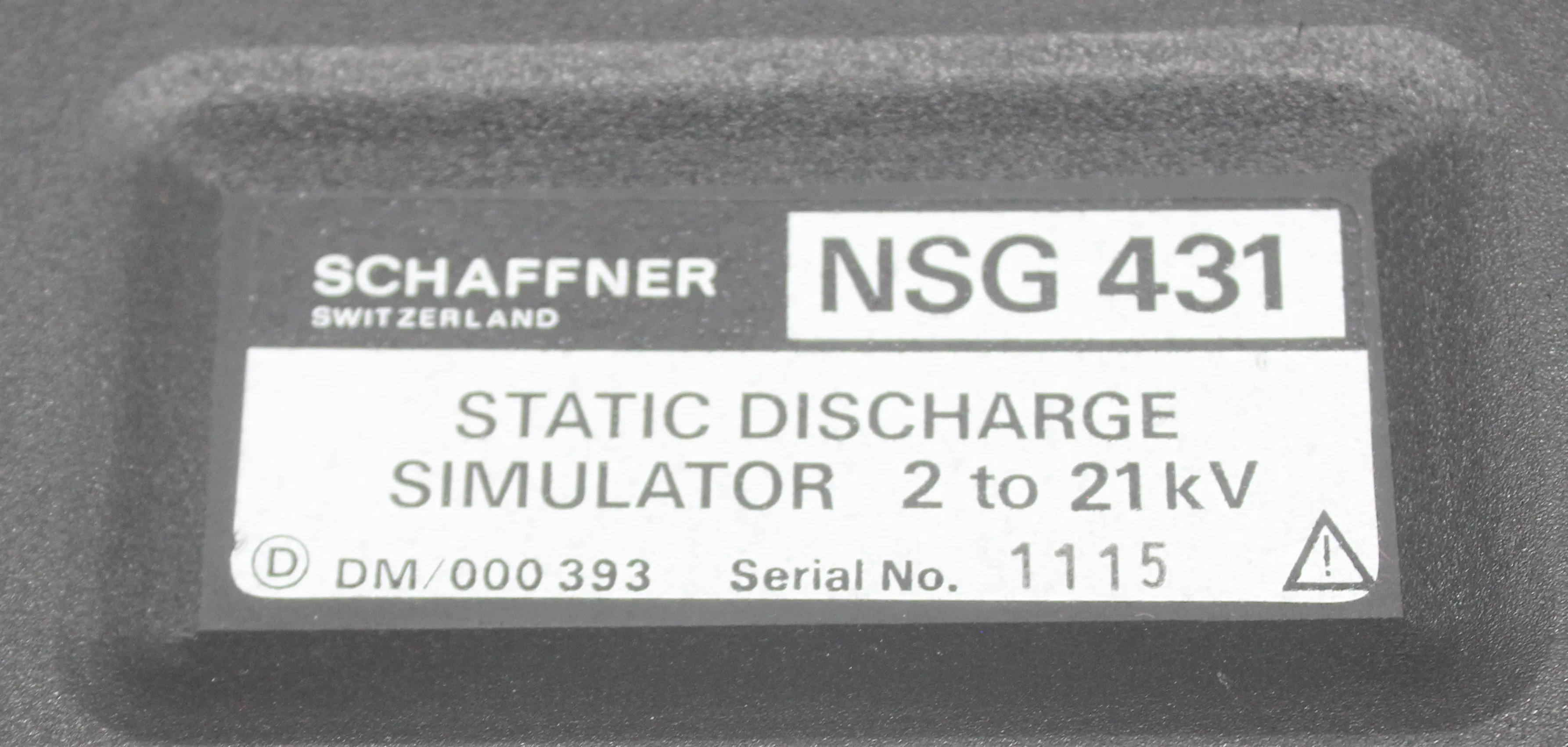 Scheffner NSG431 Electrostatic Charge & Discharge Tester 2-21kV