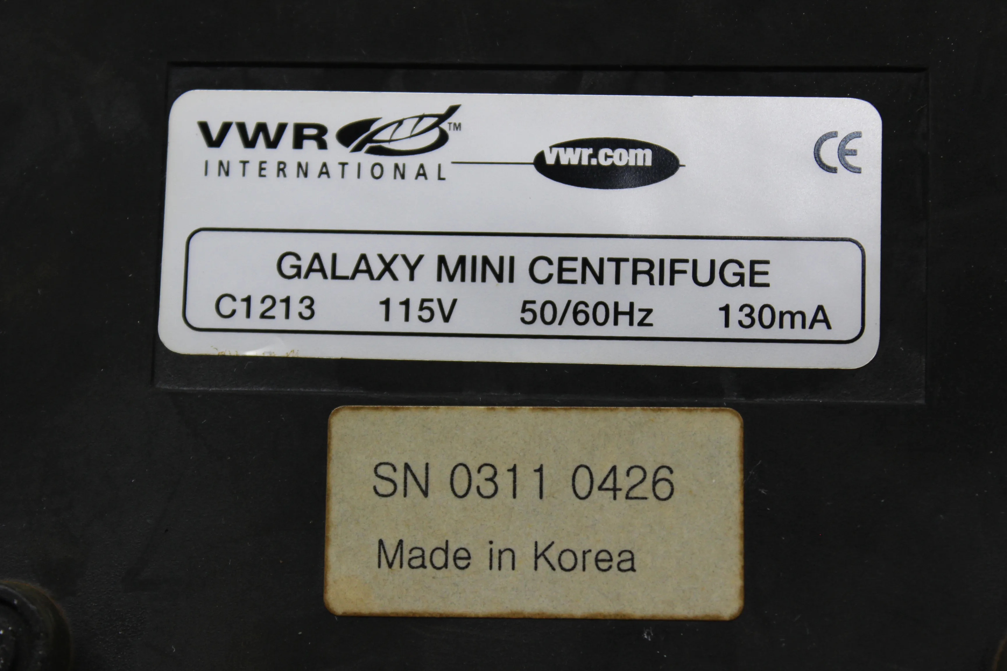 VWR Galaxy Mini Centrifuge C1213 - Used Laboratory Equipment