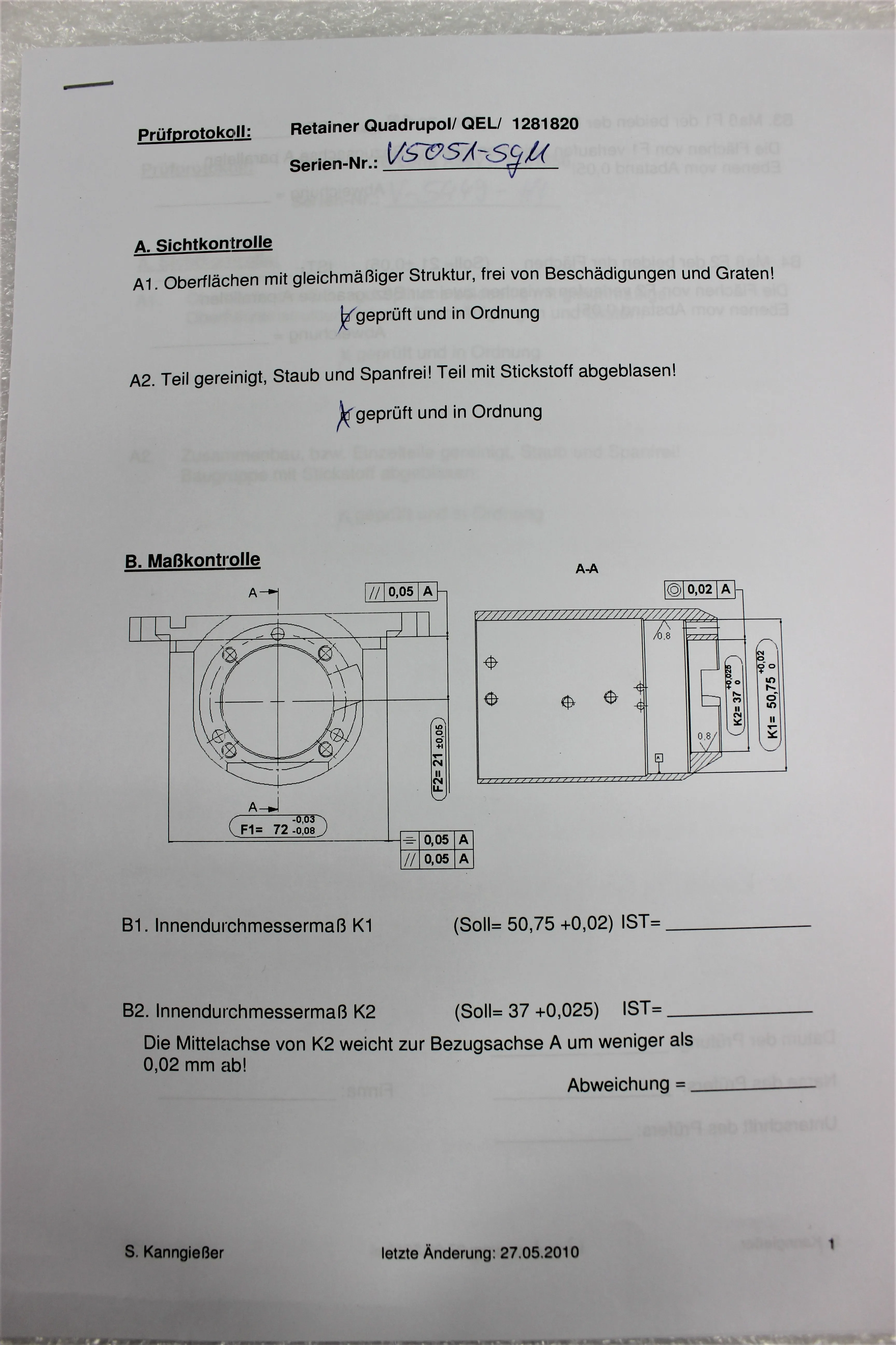 Thermo Scientific Segm Quad VT with RF-Board Assy 2141740