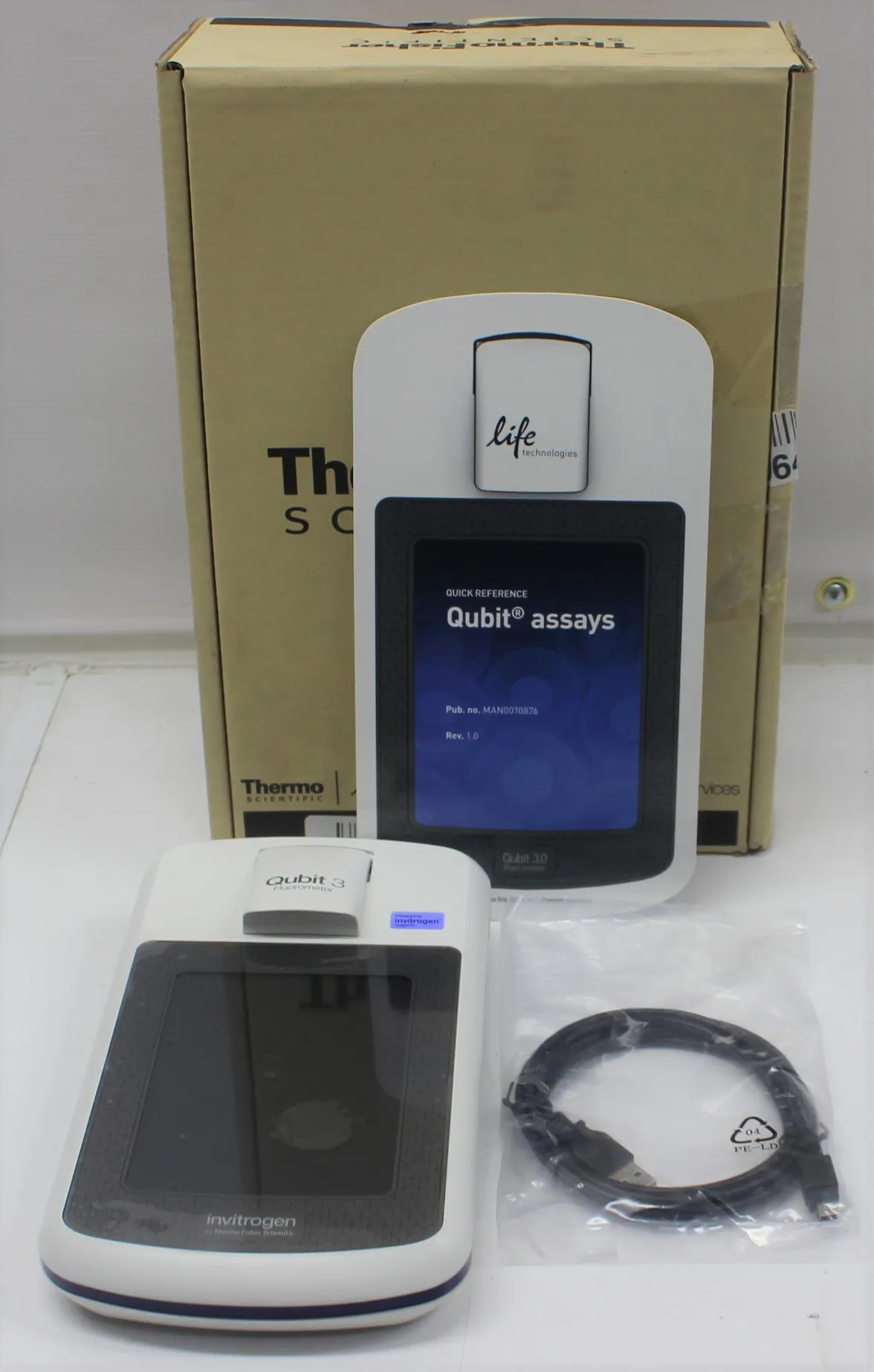 Invitrogen Q33216 Qubit 3 Fluorometer DNA RNA Protein Quantitation Assay 30-Day Warranty