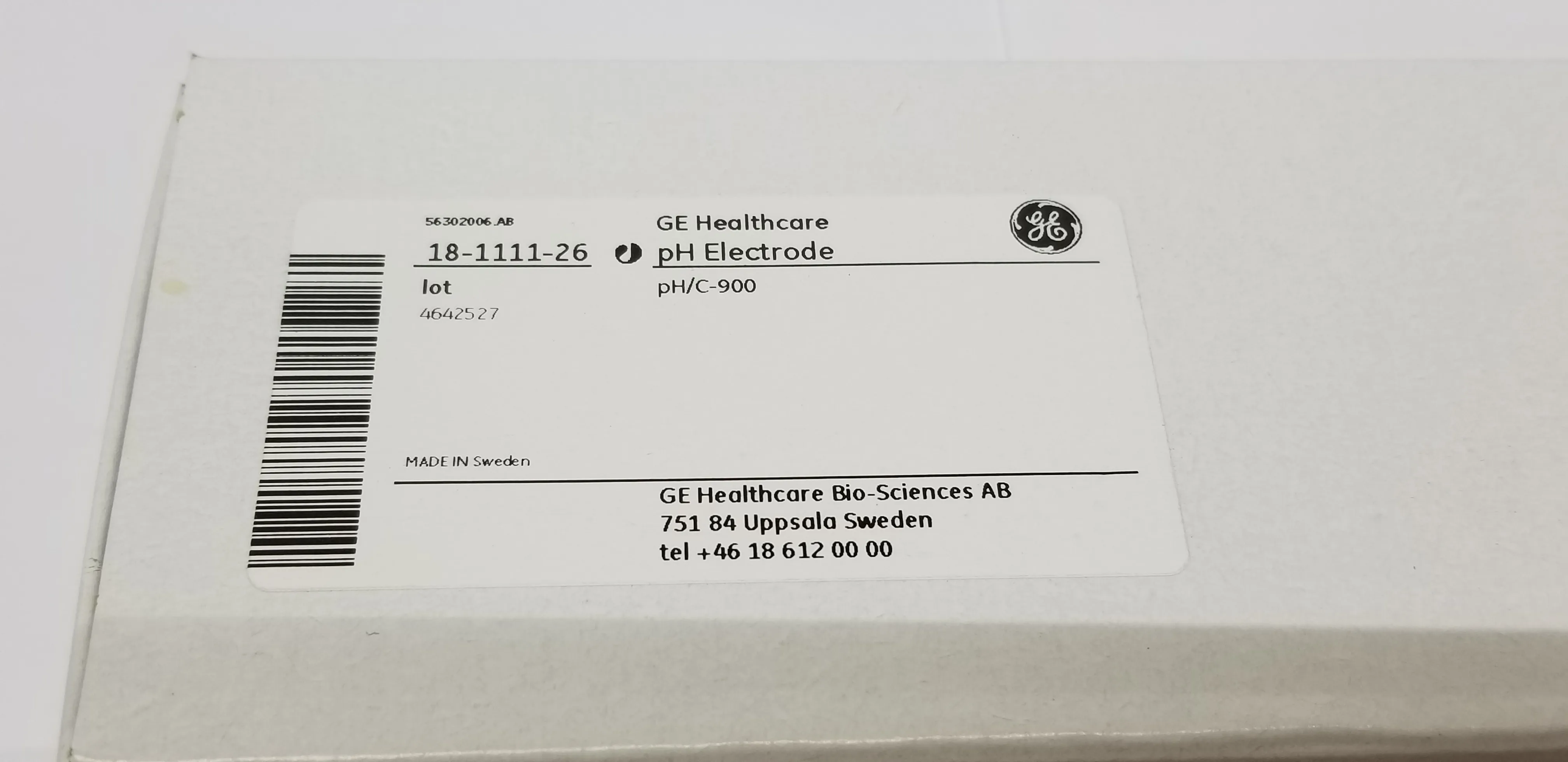 GE Healthcare pH Electrode Model 18-111-26