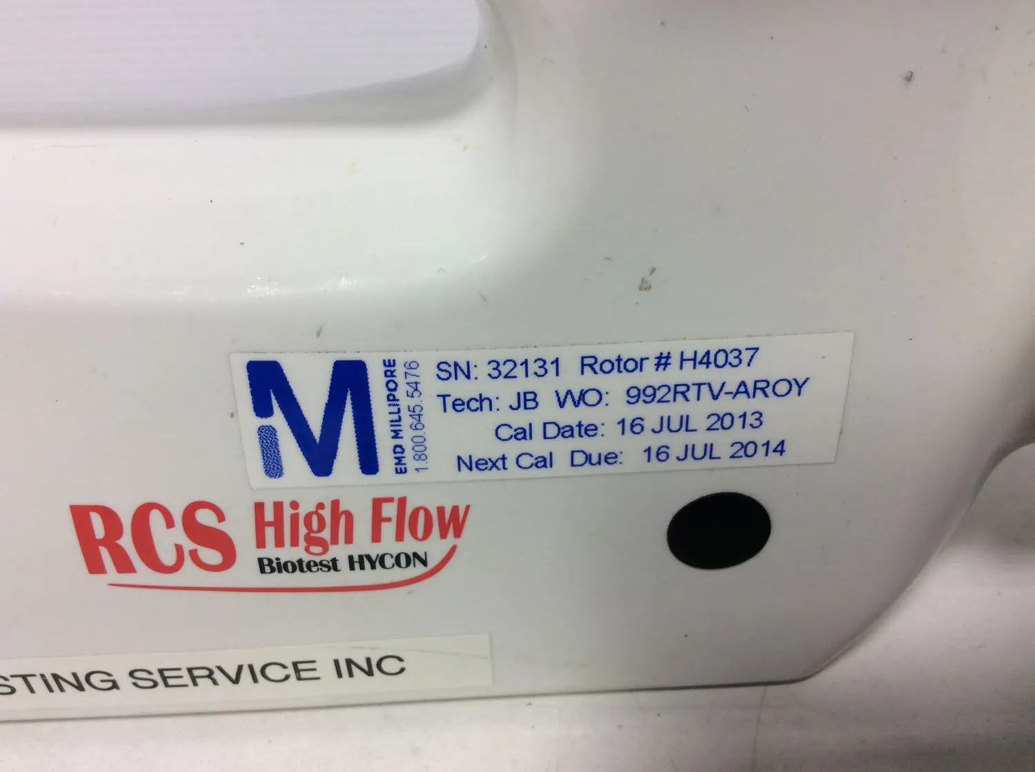 Biotest HYCON Microbial Air Sampler RCS High Flow - For Parts