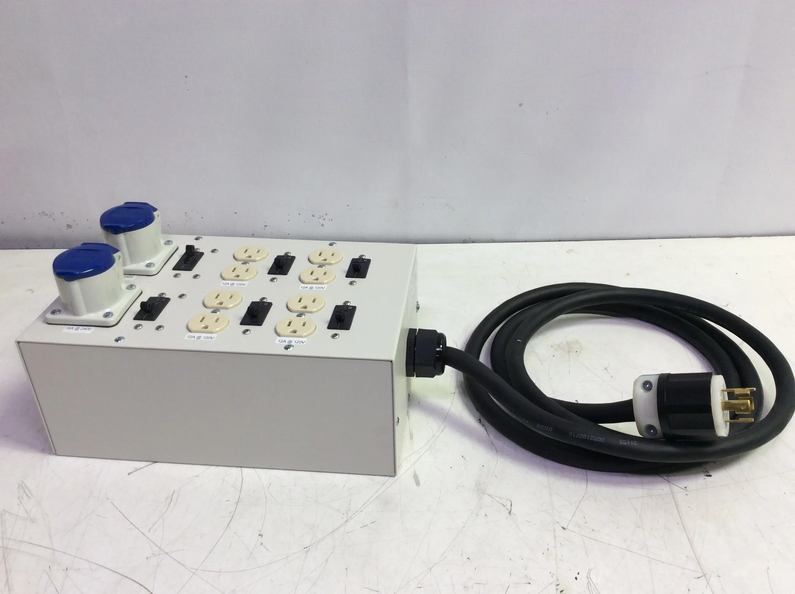 Used Powervar Power Distribution Unit Model PDU5800-2S with 8 Outlets