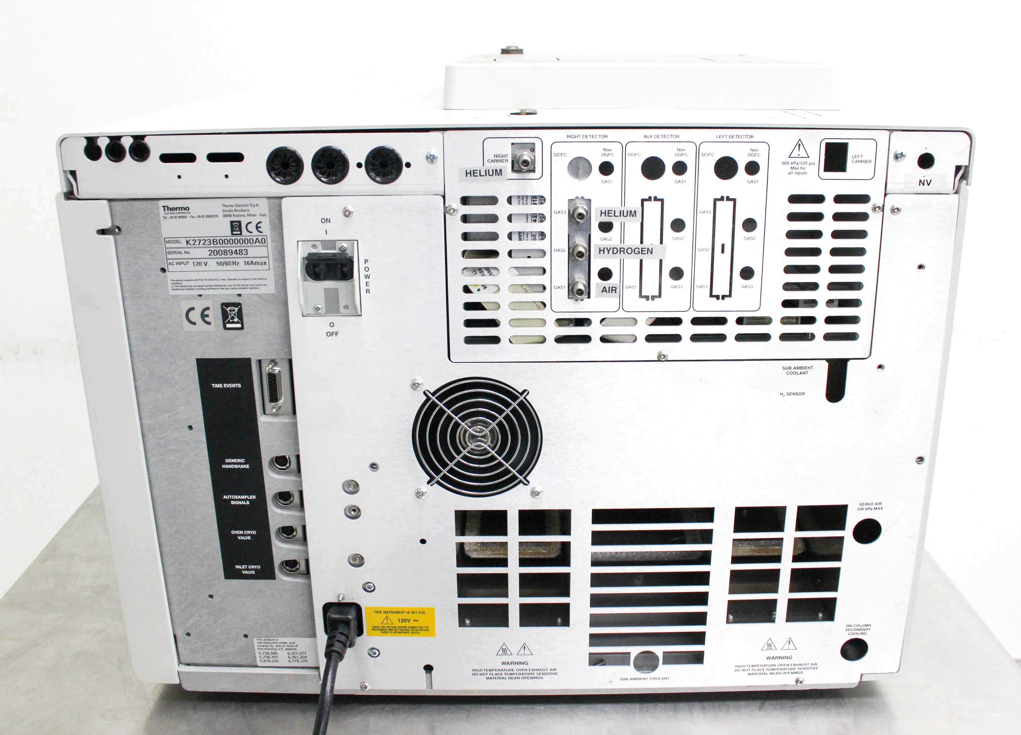 Thermo Trace GC Ultra Multichannel Gas Chromatograph K2723B0000000A0 FOR PARTS