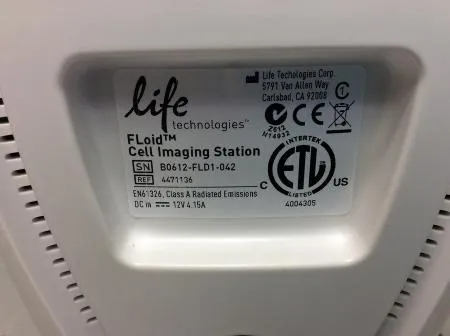 Life Technologies FLoid Cell Imaging Station - Used Cell Analyzer Unit - Class 3 - Service