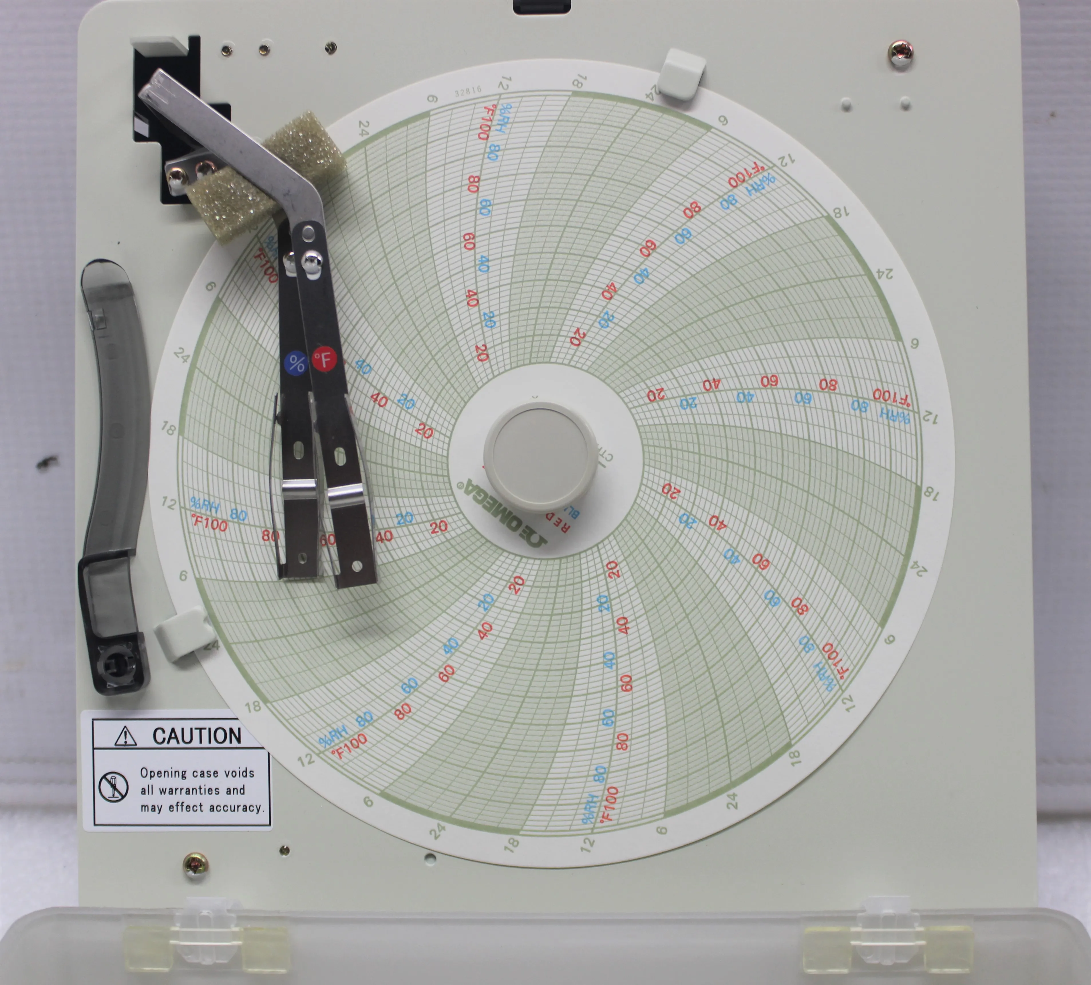 Omega CTH100-8D-F Thermo-Hygrograph Chart Recorder