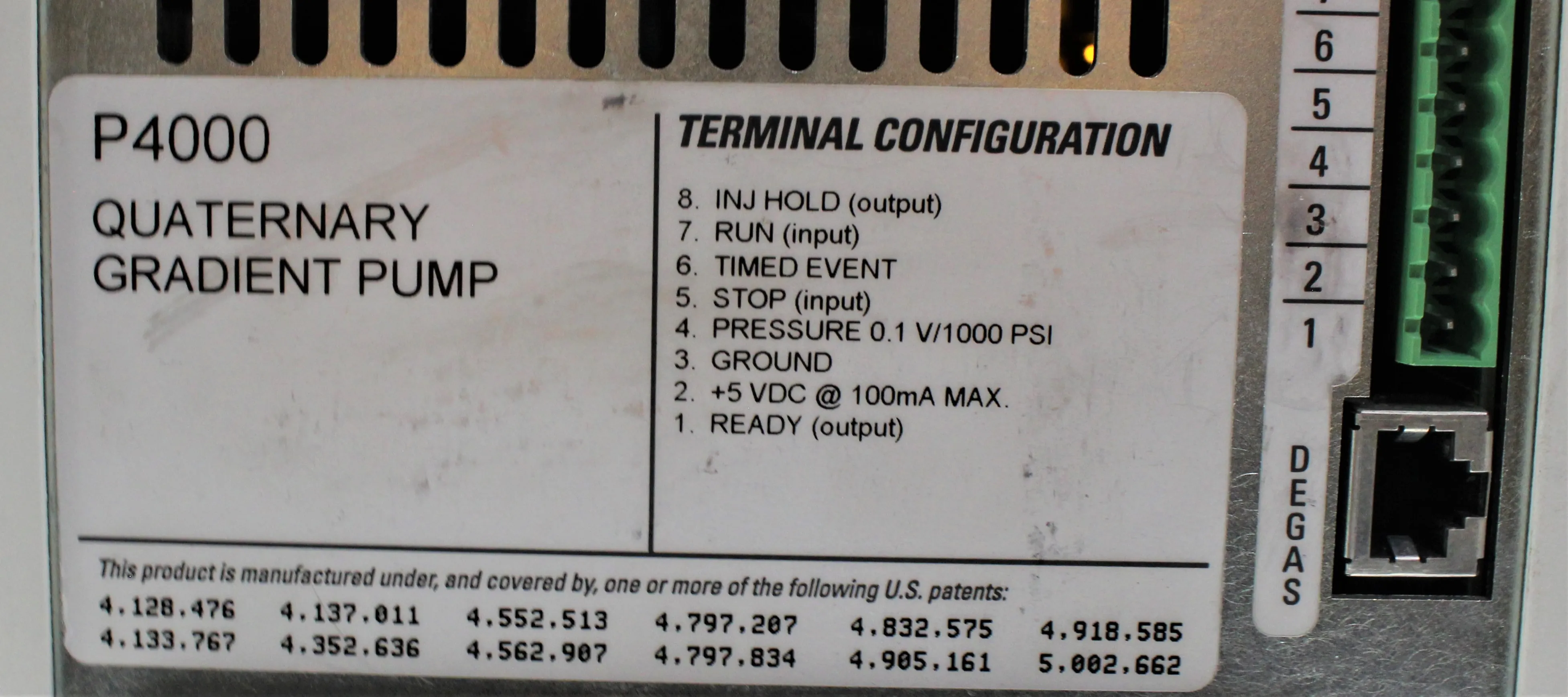 Thermo Fisher SpectraSYSTEM P4000 HPLC Pump