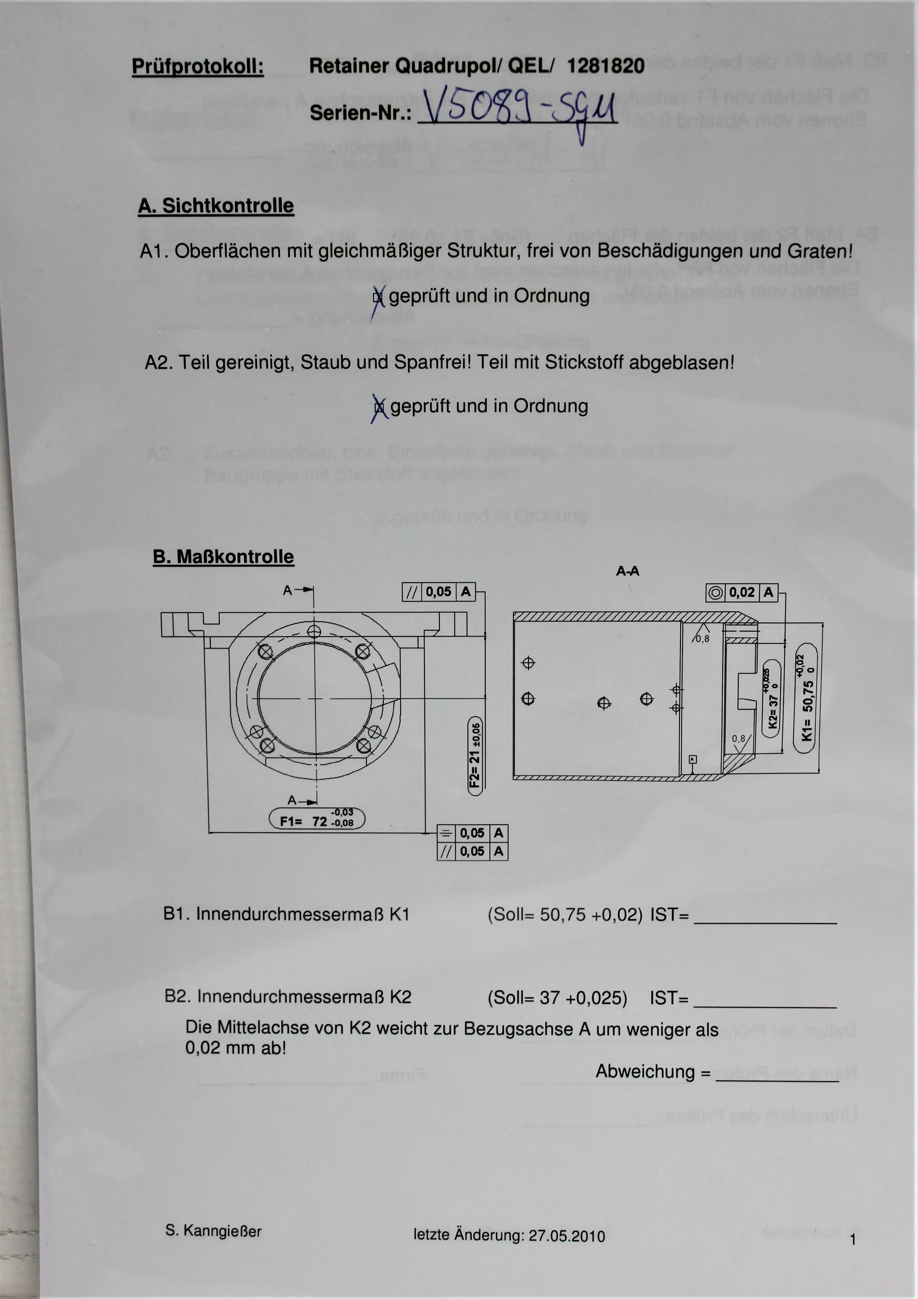 Thermo Scientific Segm Quad VT with RF-Board Assy 2141740