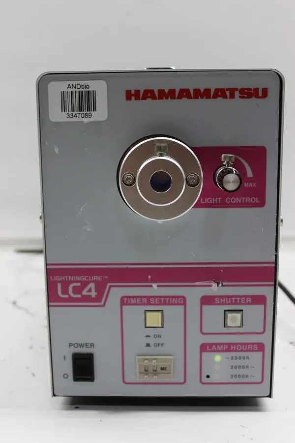 Hamamastu Lightningcure UV Spot Lightsource LC4