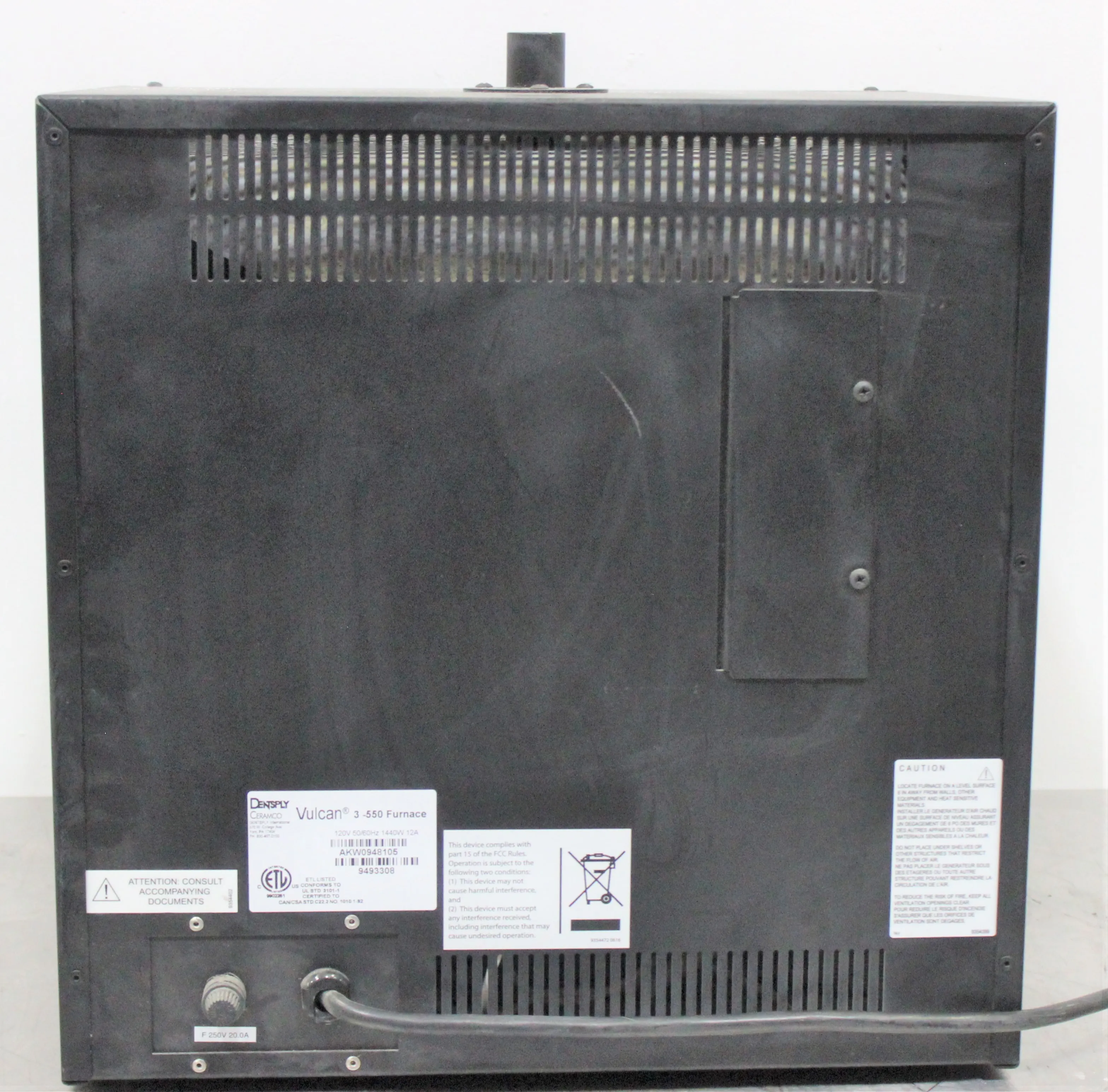 Used Vulcan 3-550 Muffle Furnace 30-Day Warranty, 100% Parts and Labor