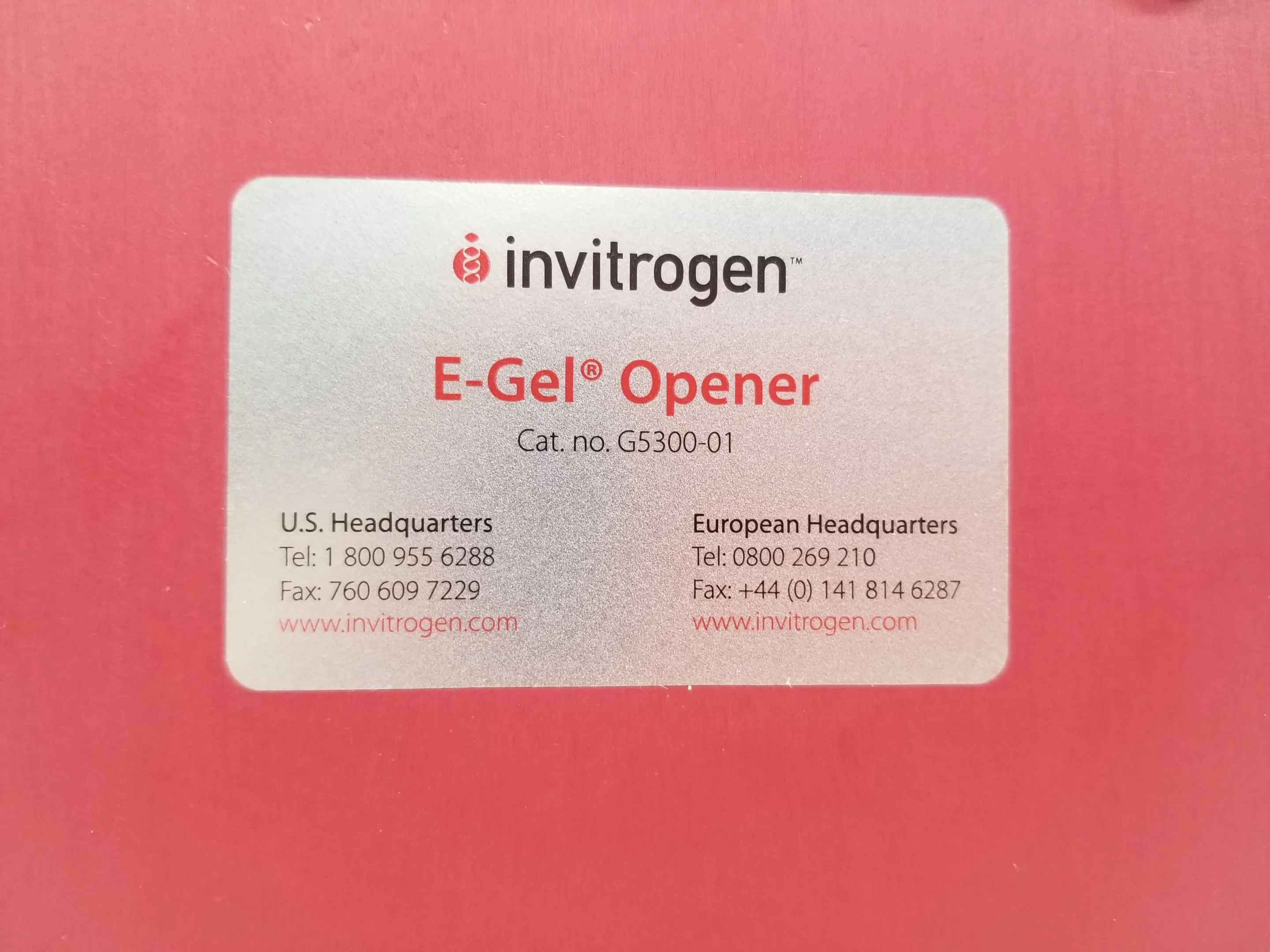 Invitrogen E-Gel Opener G5300-01 - Laboratory Accessory