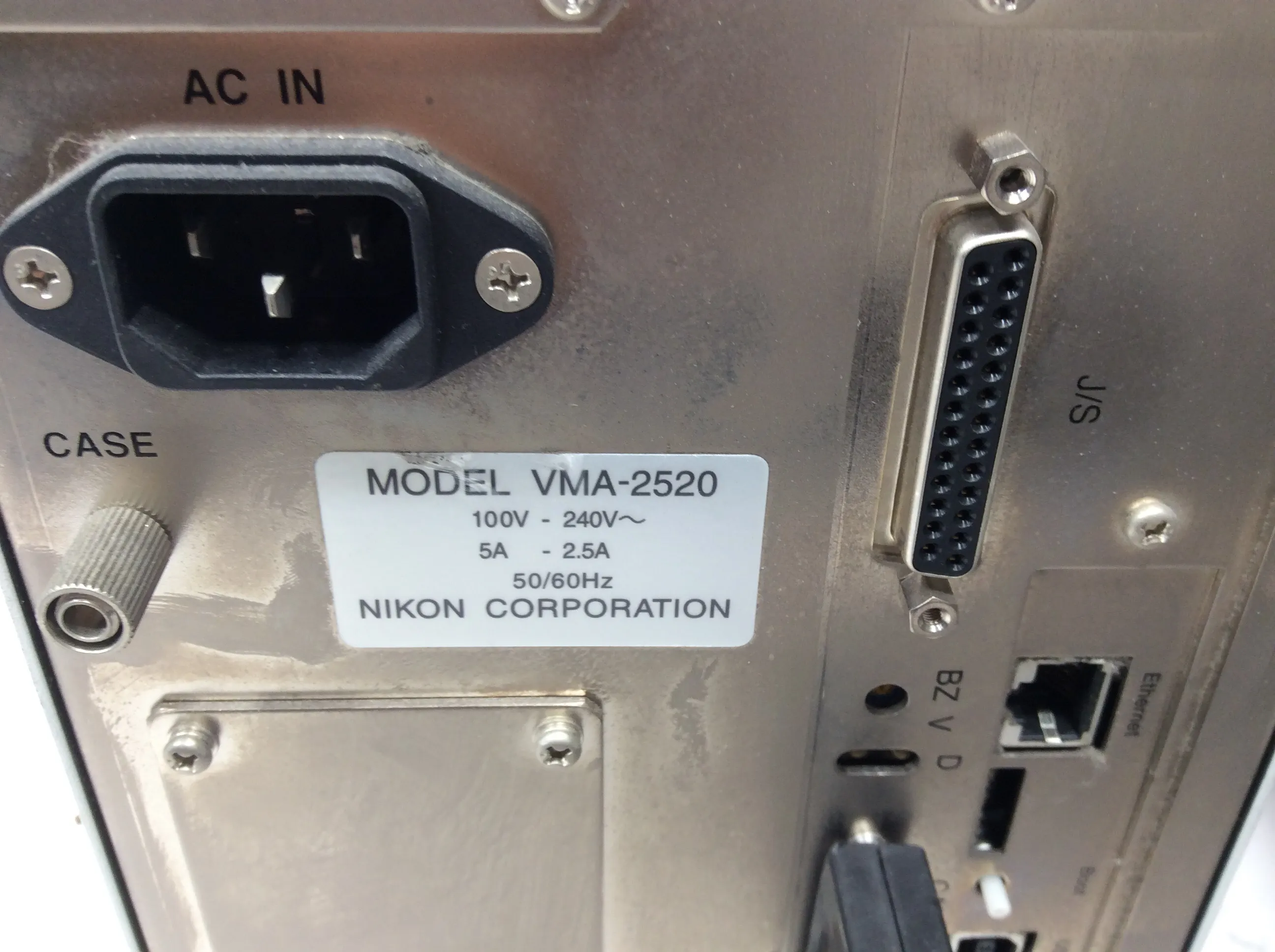 Nikon iNEXIV VMA-2520 Microscope / Imager