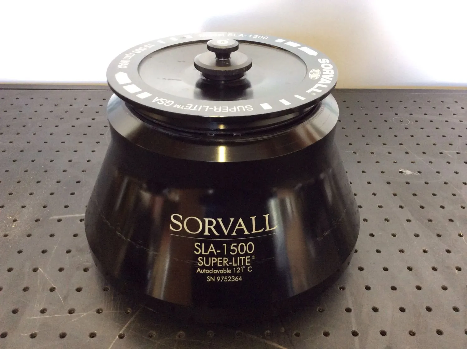 Sorvall SLA-1500 Super-Lite Autoclavable 121c Rotor Laboratory Equipment