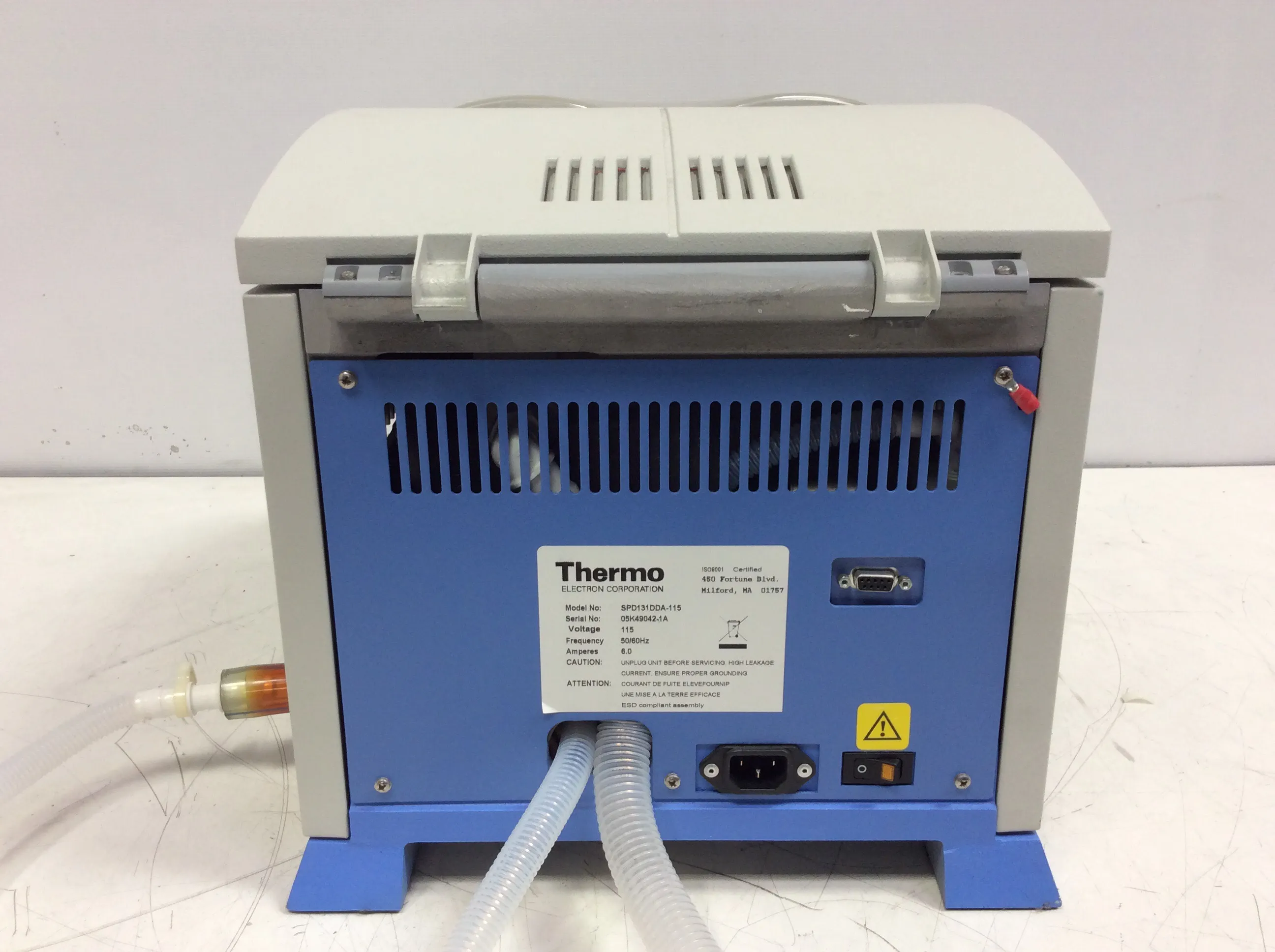 Thermo Fisher Scientific SPD131DDA SpeedVac Concentrator w/Welch 8917 Vacuum Pump