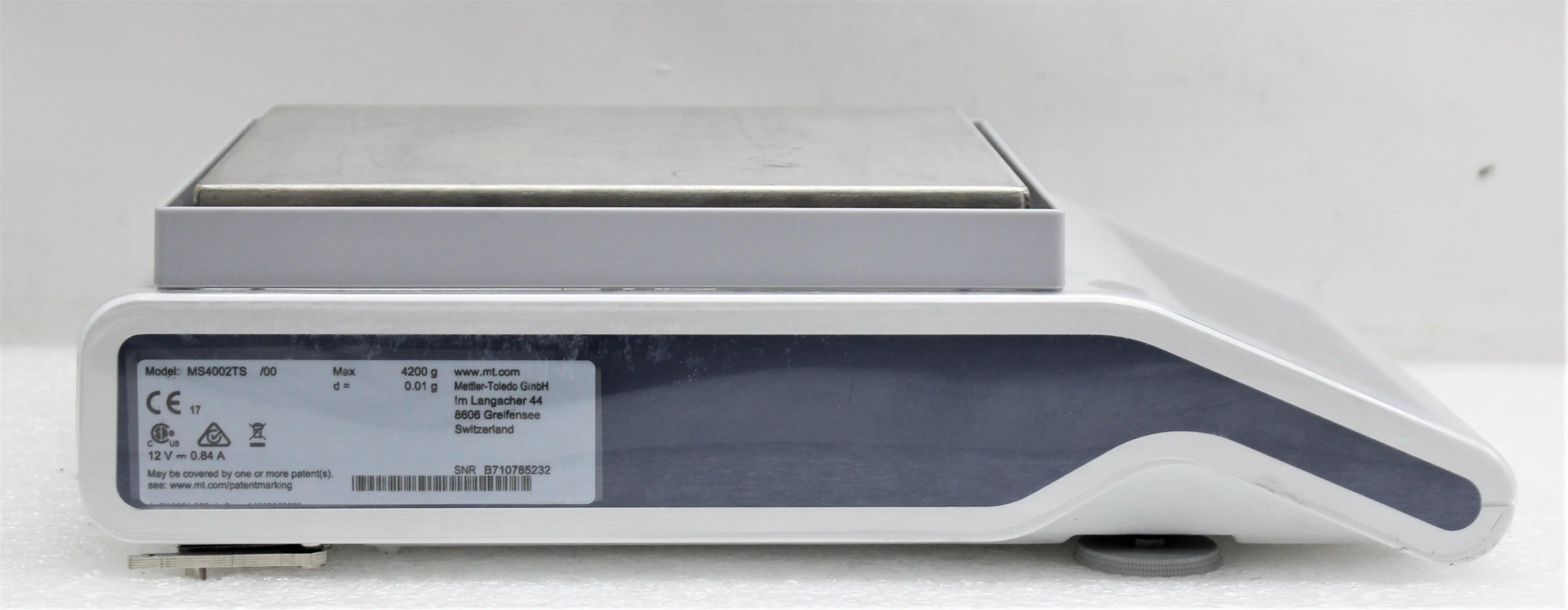 Mettler-Toledo MS4002TS/00 High-Capacity Bench Scale