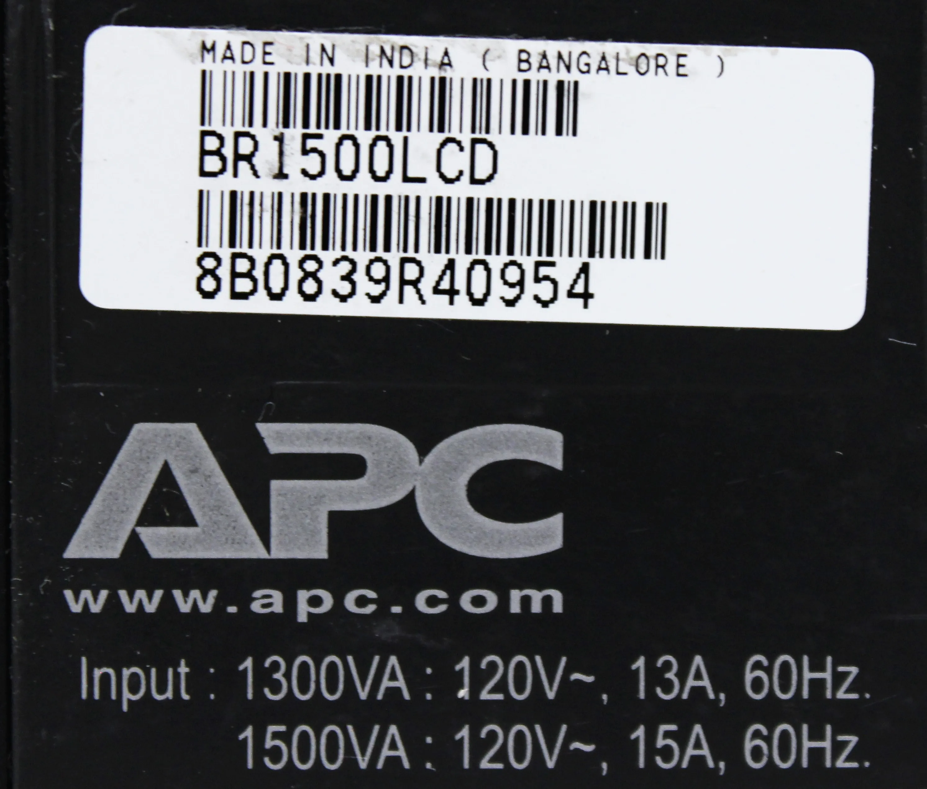 APC Back-UPS RS BR1500LCD Power Supply - UPS