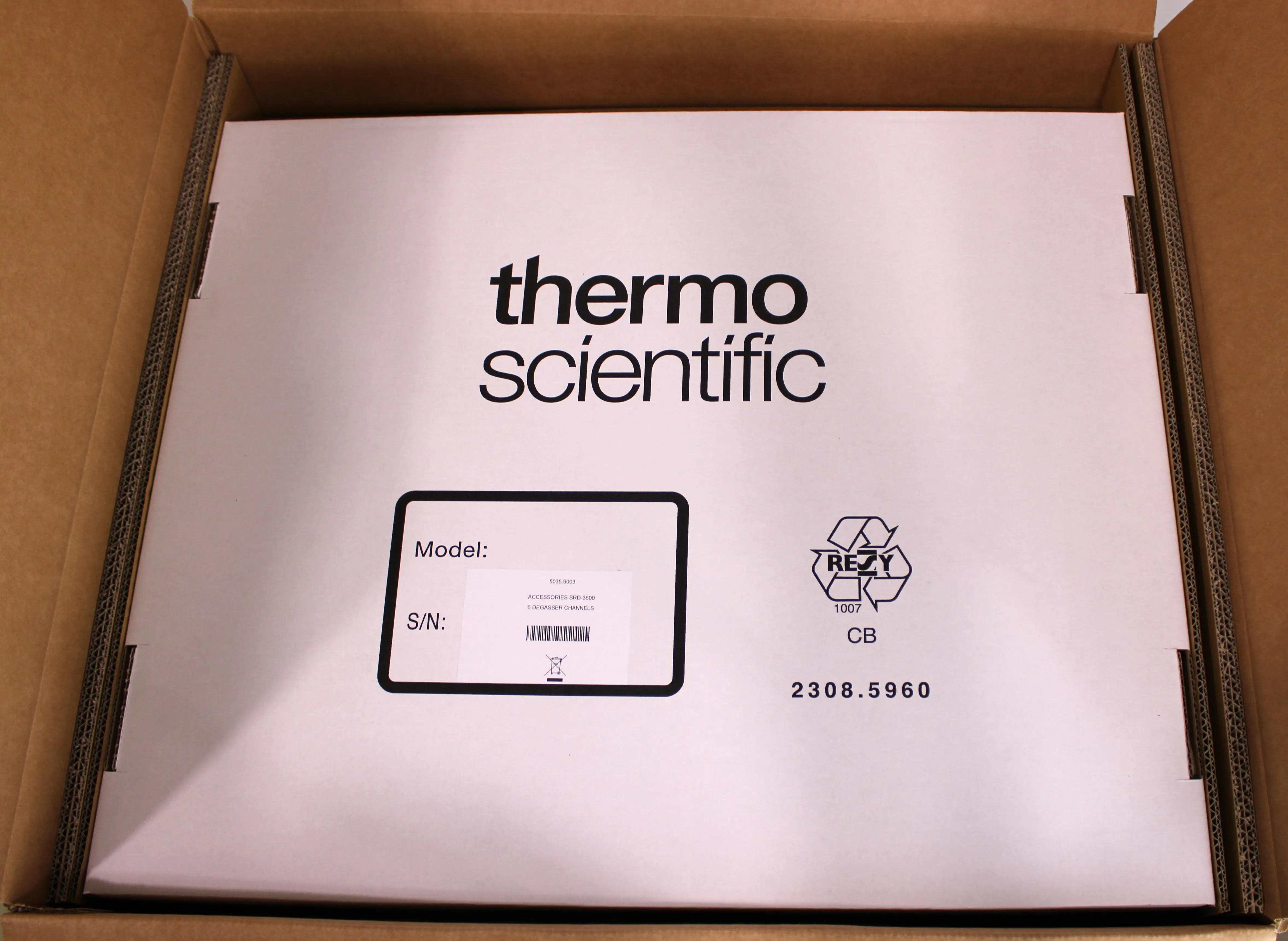 Thermo Scientific SRD-3600 Solvent Rack 5035.9230 with 6 Degasser Channels 5035.9003