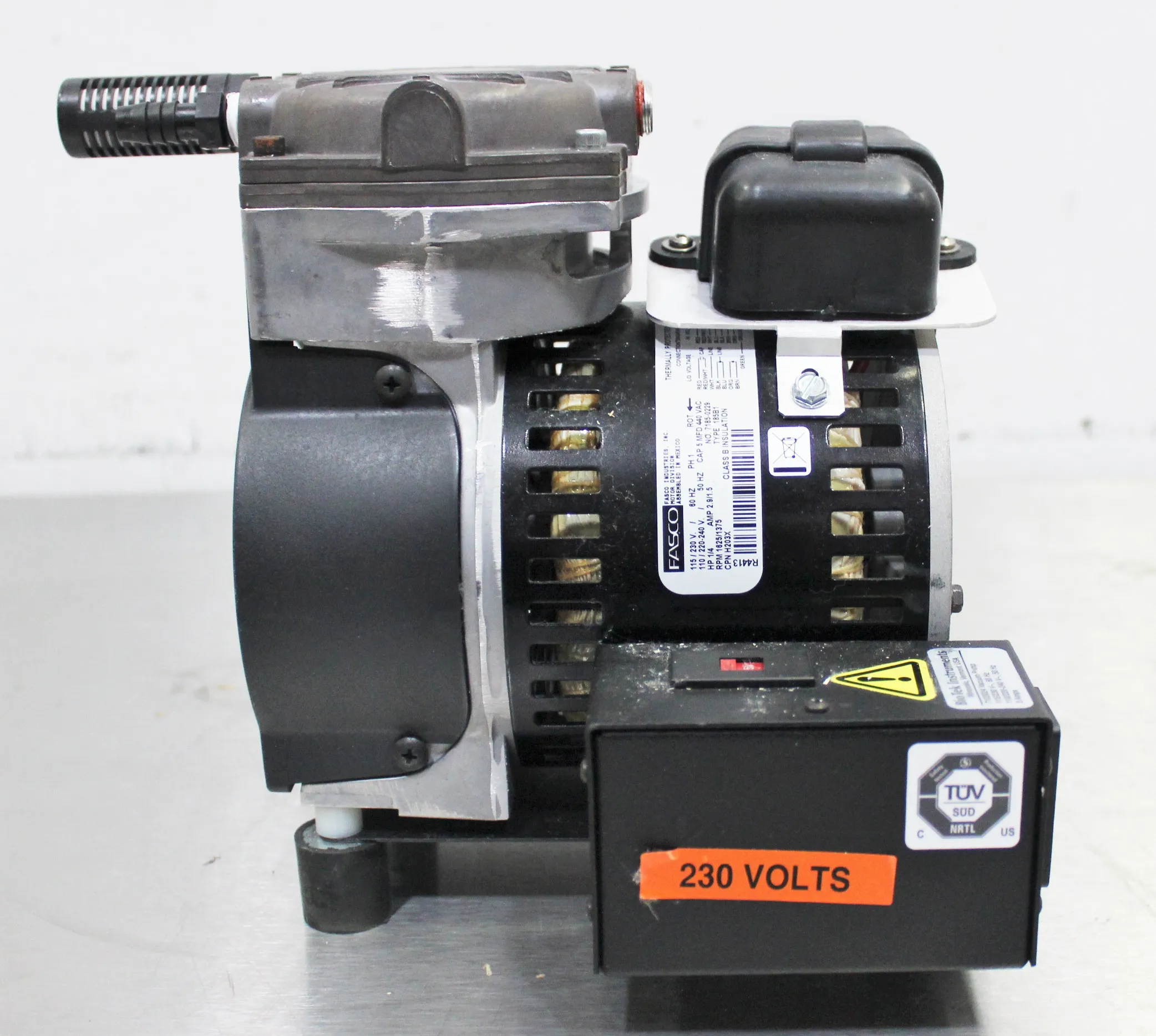 Used GAST 75R 75R142-V139-H203X Single Cylinder Oil-Free Vacuum Pump