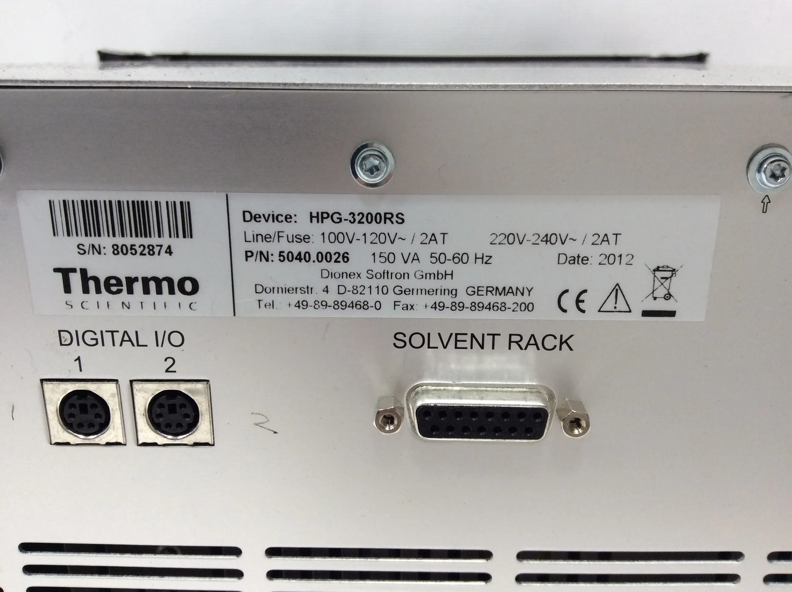 Thermo Scientific UltiMate HPG-3200RS Rapid Separation Binary Pump