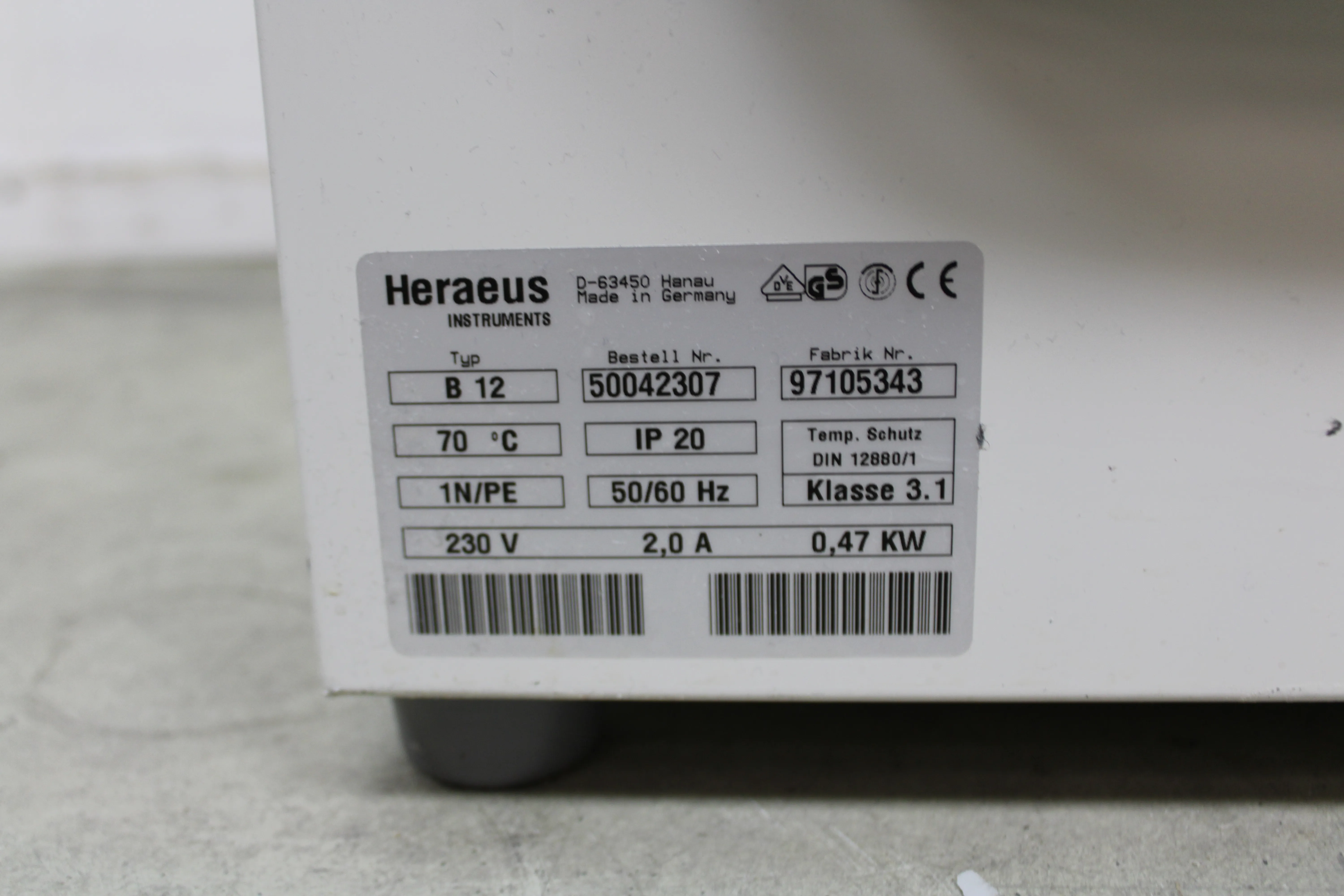 Heraeus Function Line Incubator 50042307