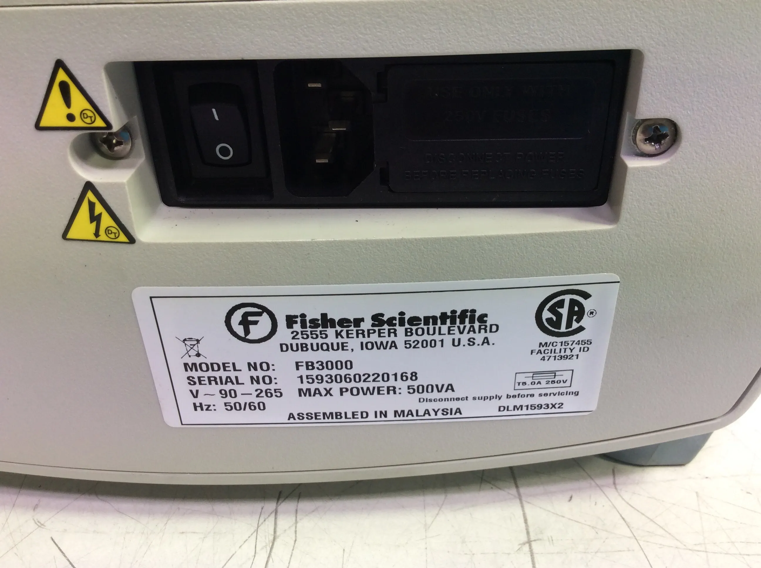 Fisher Scientific FB3000 Electrophoresis Power Supply