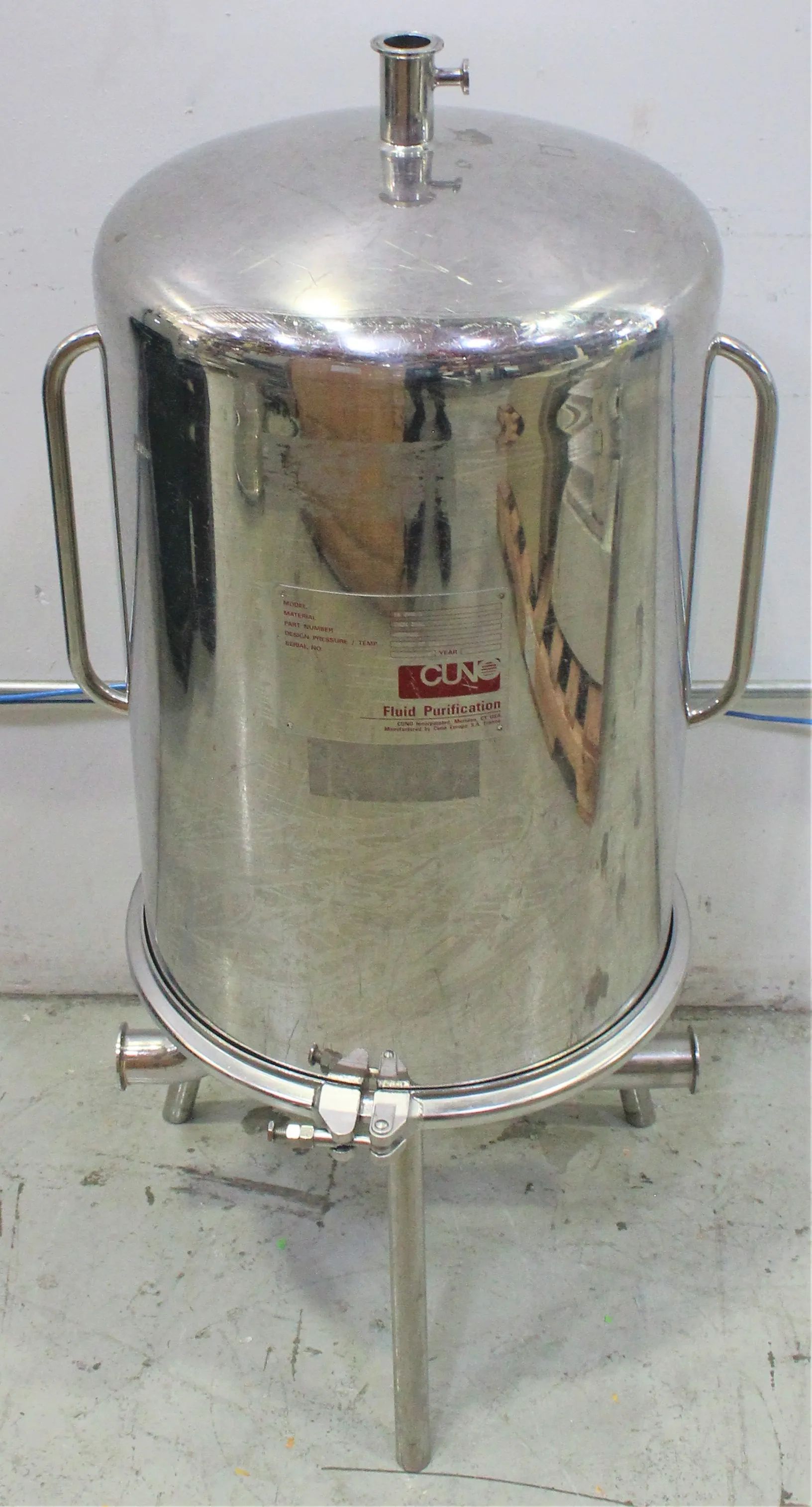 Used CUNO 16 ZPR 3 Stainless Steel Filter Housing