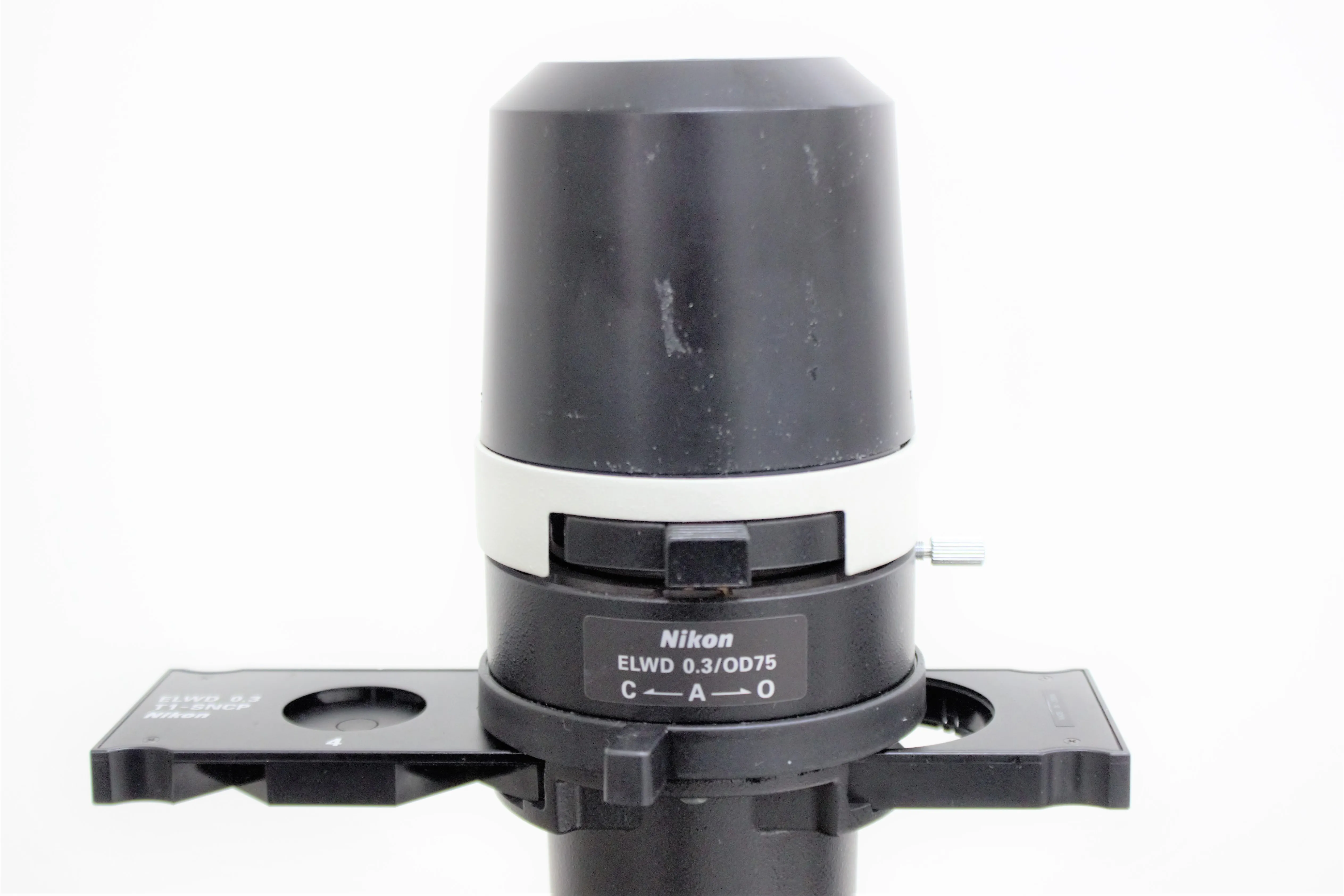 Nikon Eclipse TS100-F Inverted Microscope with Epi-fluorescence, Trinocular Head, and CFI-60 Lenses