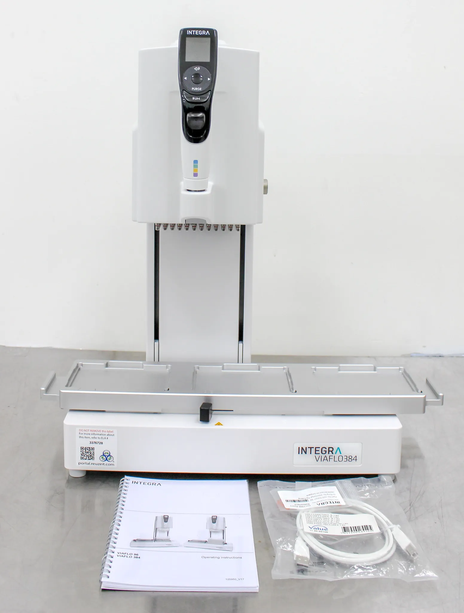 Integra VIAFLO 384 Automated Liquid Handler Electronic Pipette