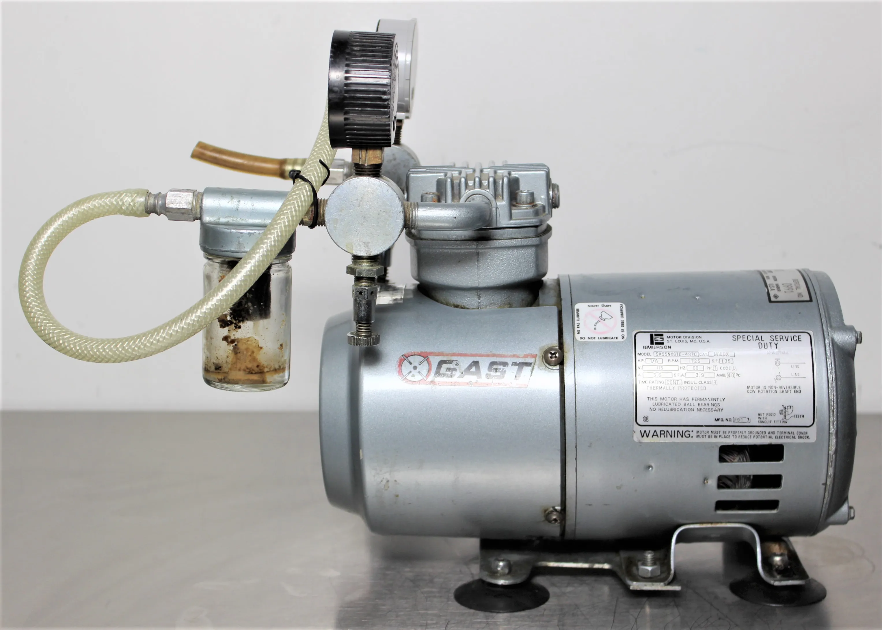 Emerson Motor Vacuum Pump SA55NXGTE-4870