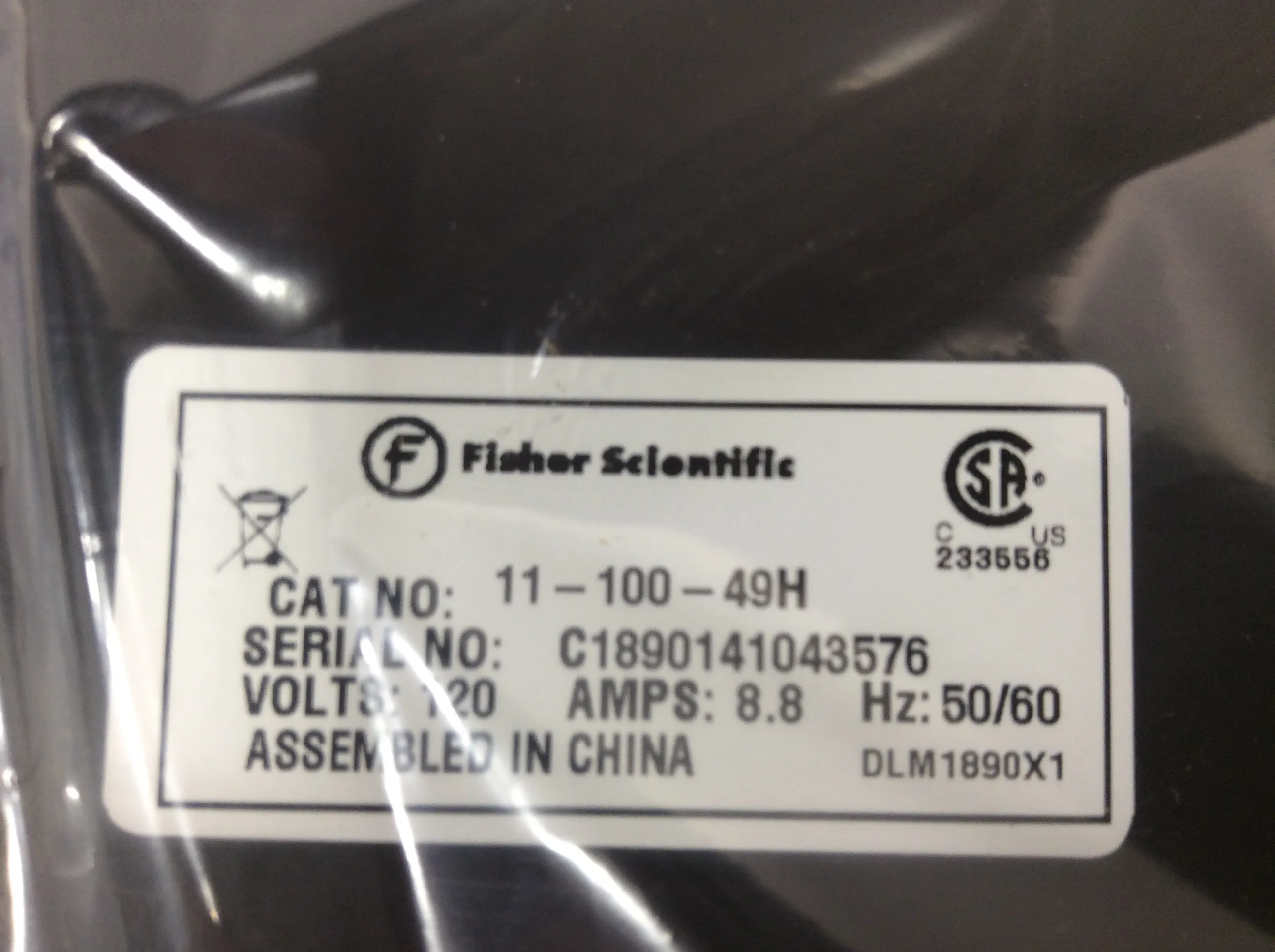 Fisher Scientific Isotemp 1110049H Hotplate