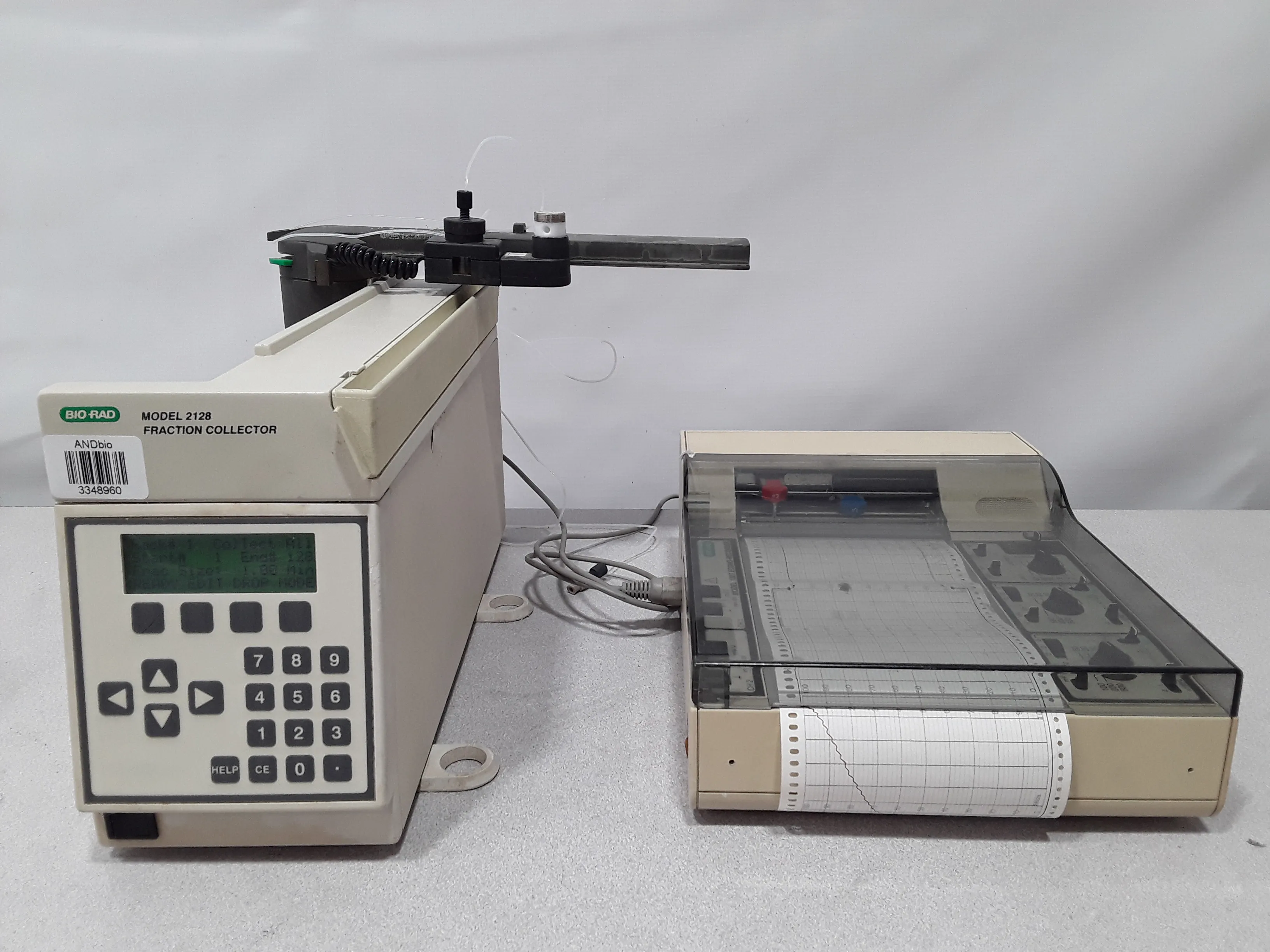 BIO-RAD 2128 Fraction Collector w/ 1327 Econo-Recorder