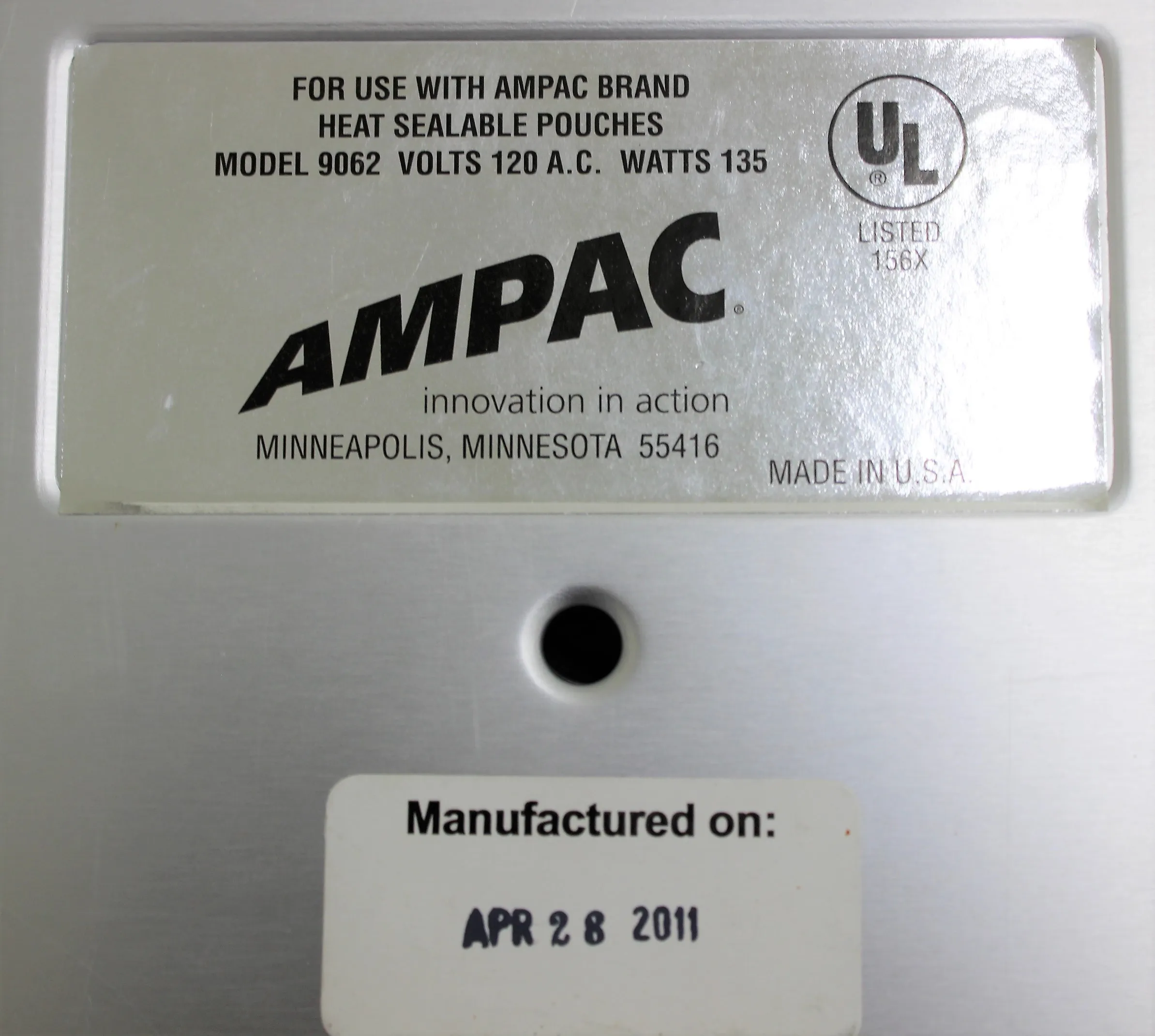 Ampac 11" Pouch Sealer 9062