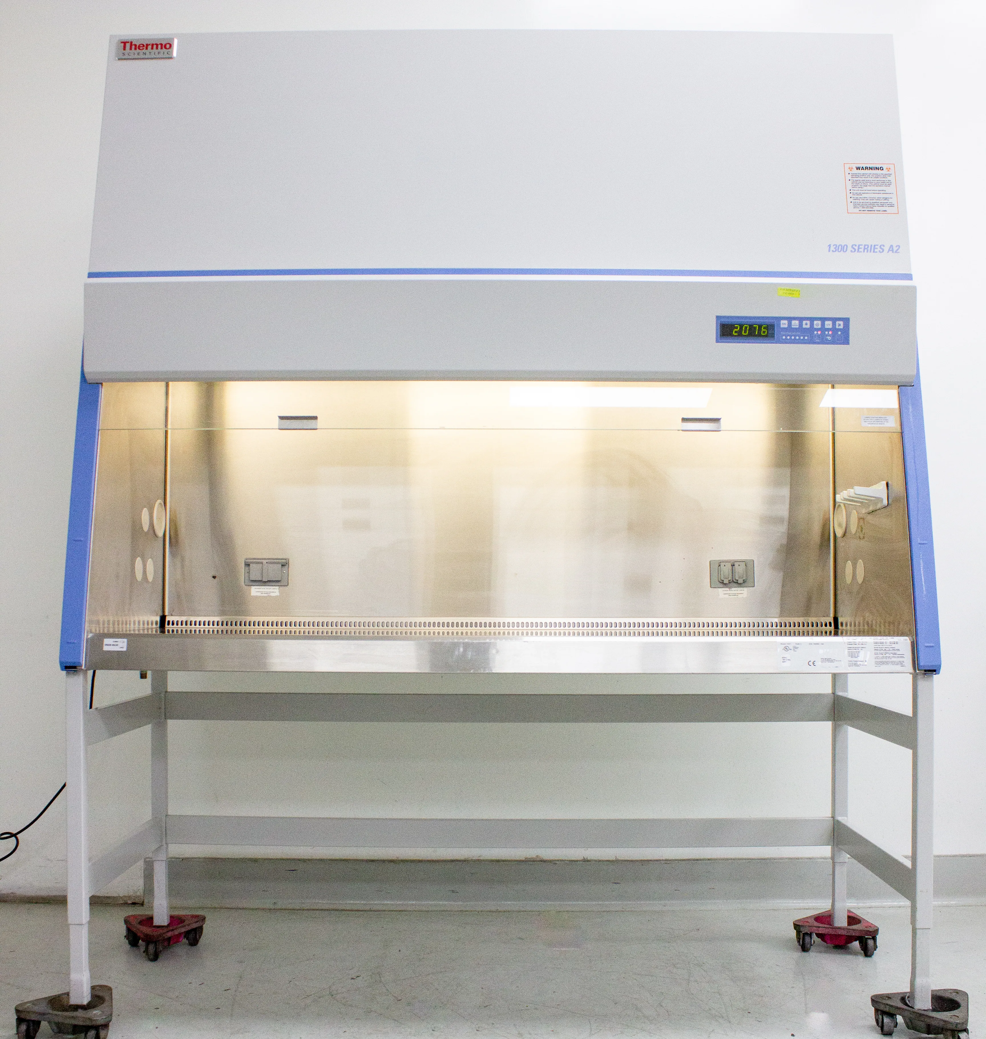 Thermo Scientific 1300 Series Class II Type A2 Biological Safety Cabinet Model 1377 with Factory-installed UV Light and Stand