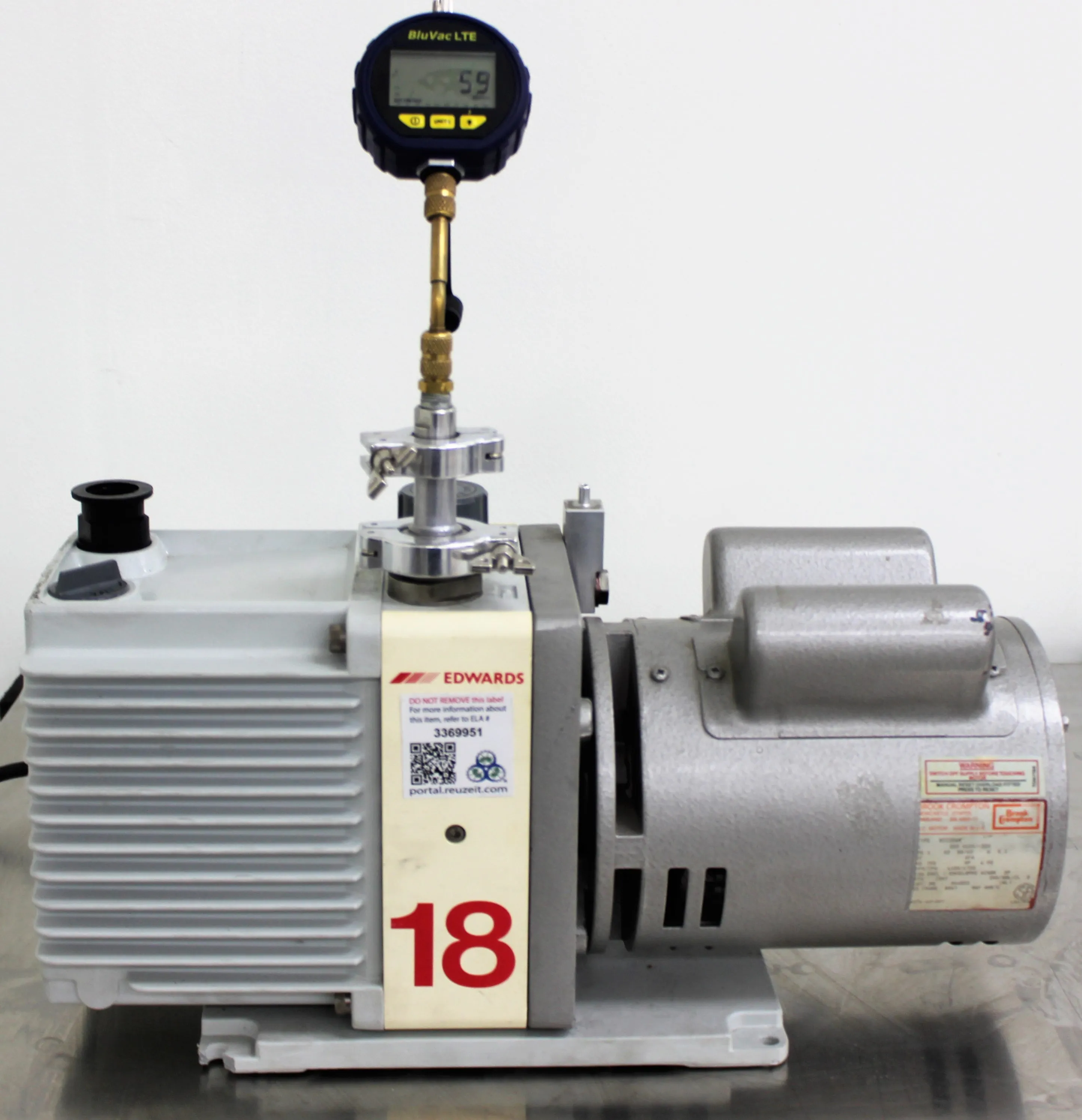 Edwards E1M18 Vacuum Pump for Laboratory and Industrial Use - Needs Repairs, AS-IS