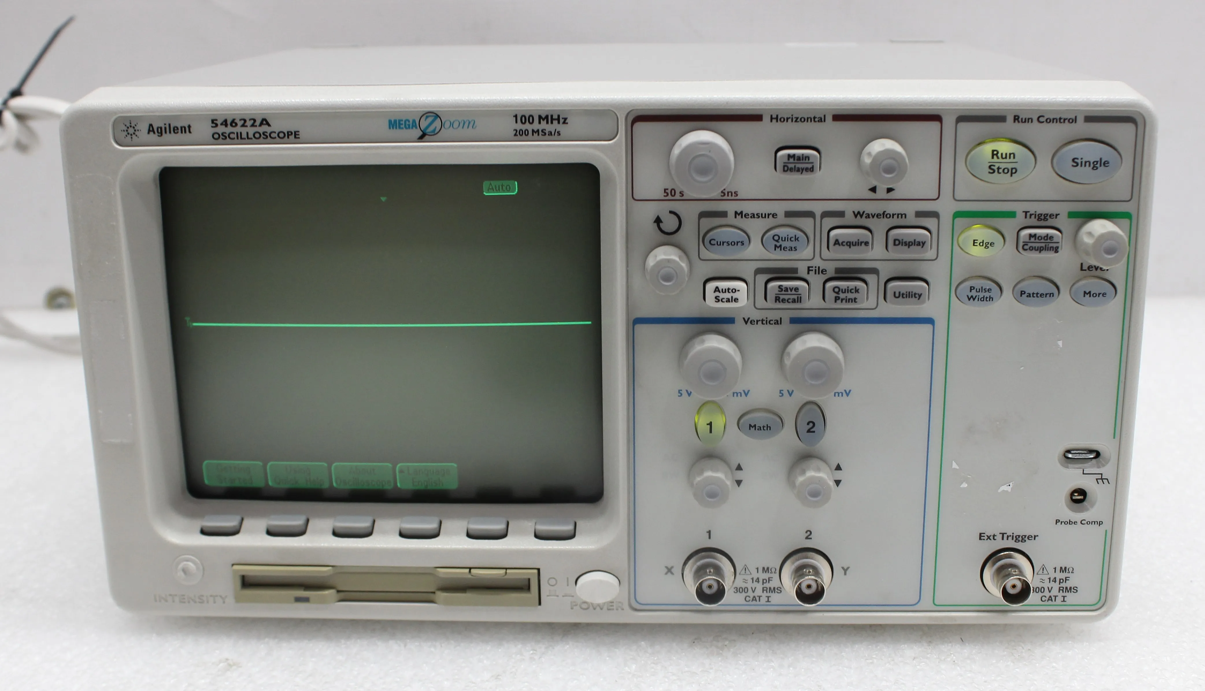 Agilent 54622A 100 MHz 2-Channel Digital Oscilloscope